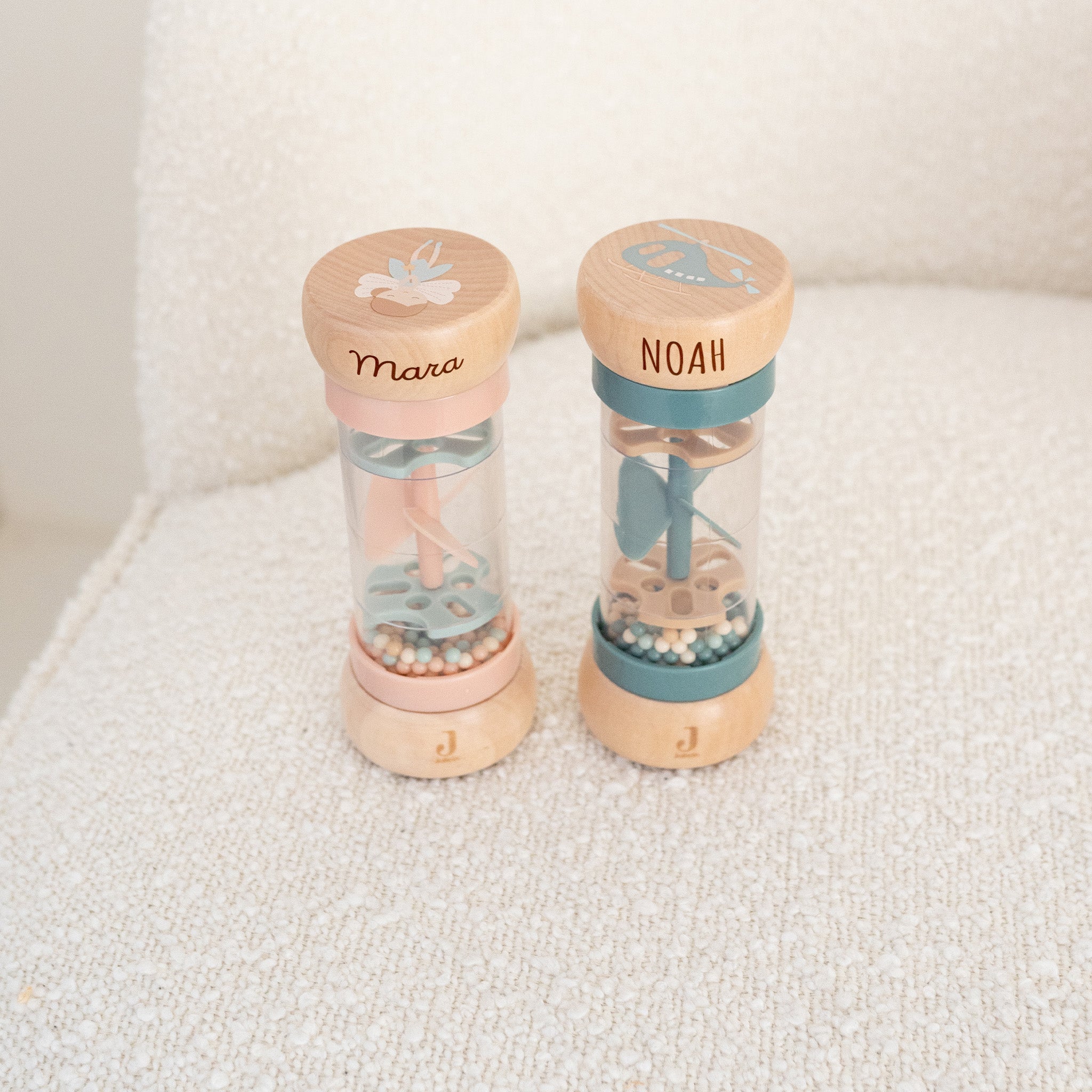 JOLLEIN Regenmacher personalisiert - rosa, blau - wunderwunsch