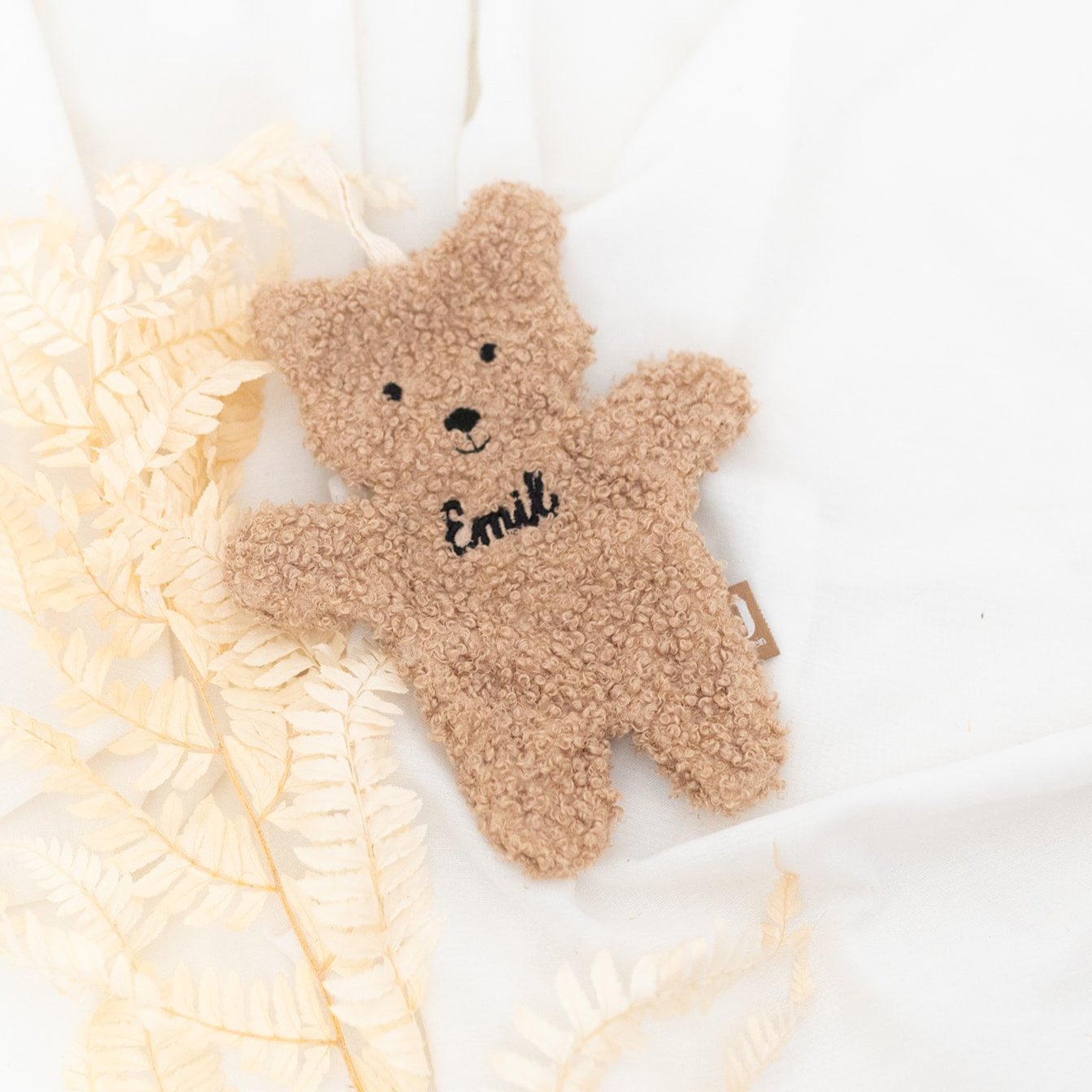 JOLLEIN Schmusetuch Plüsch Teddybär - wunderwunsch
