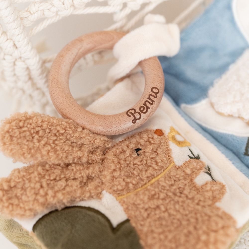 JOLLEIN Stoffbuch Hund personalisierbar - wunderwunsch