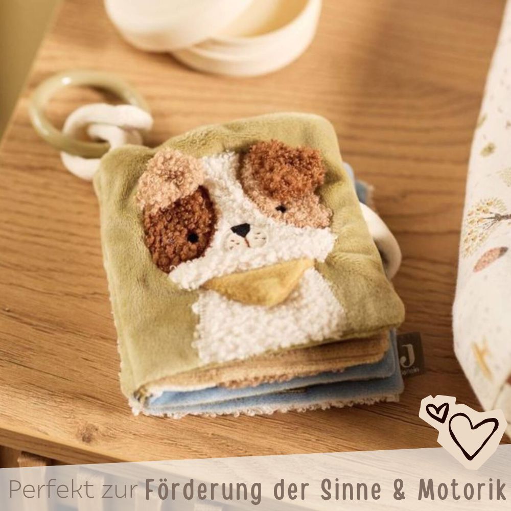 JOLLEIN Stoffbuch Hund personalisierbar - wunderwunsch