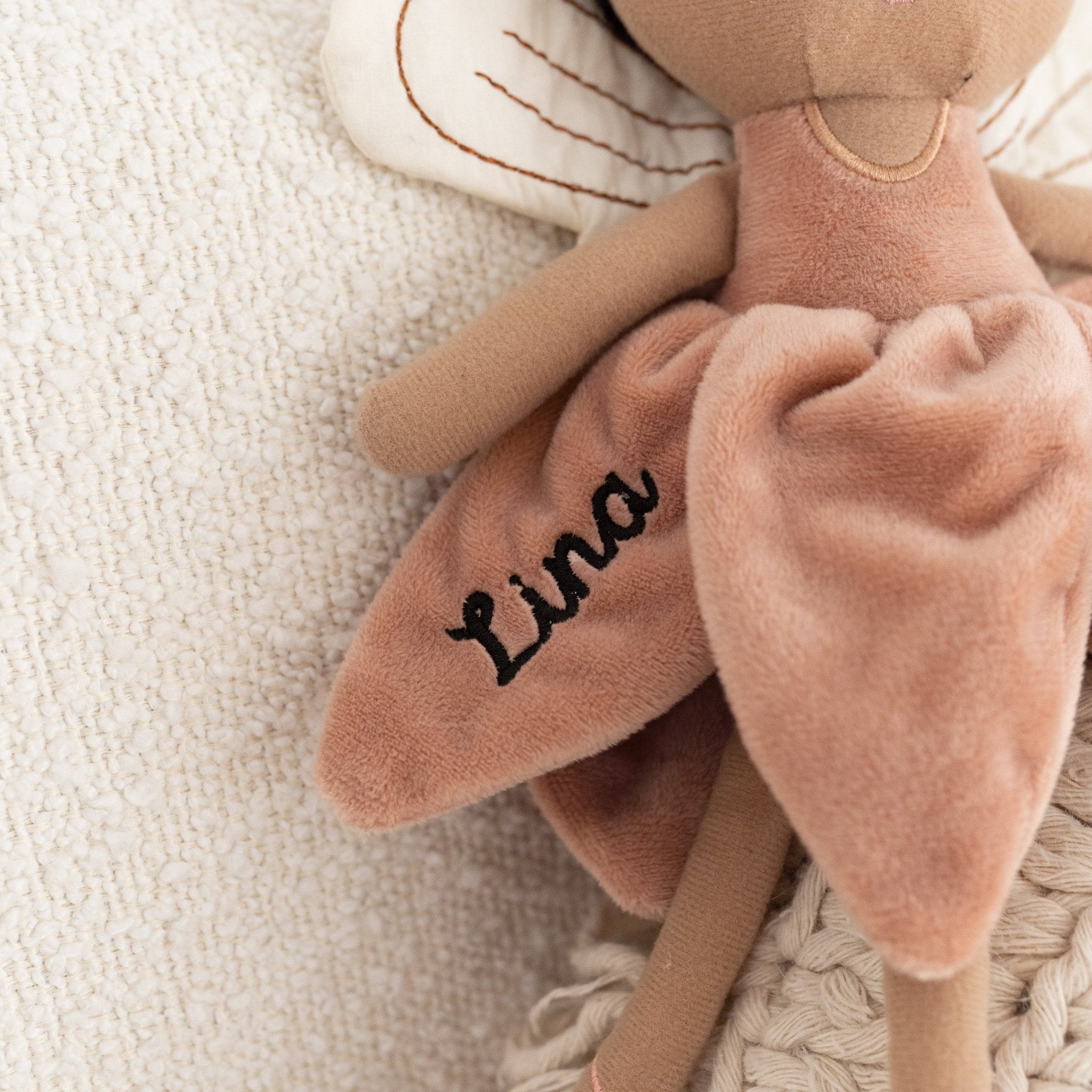 JOLLEIN Stoffpuppe Fee personalisiert - wunderwunsch