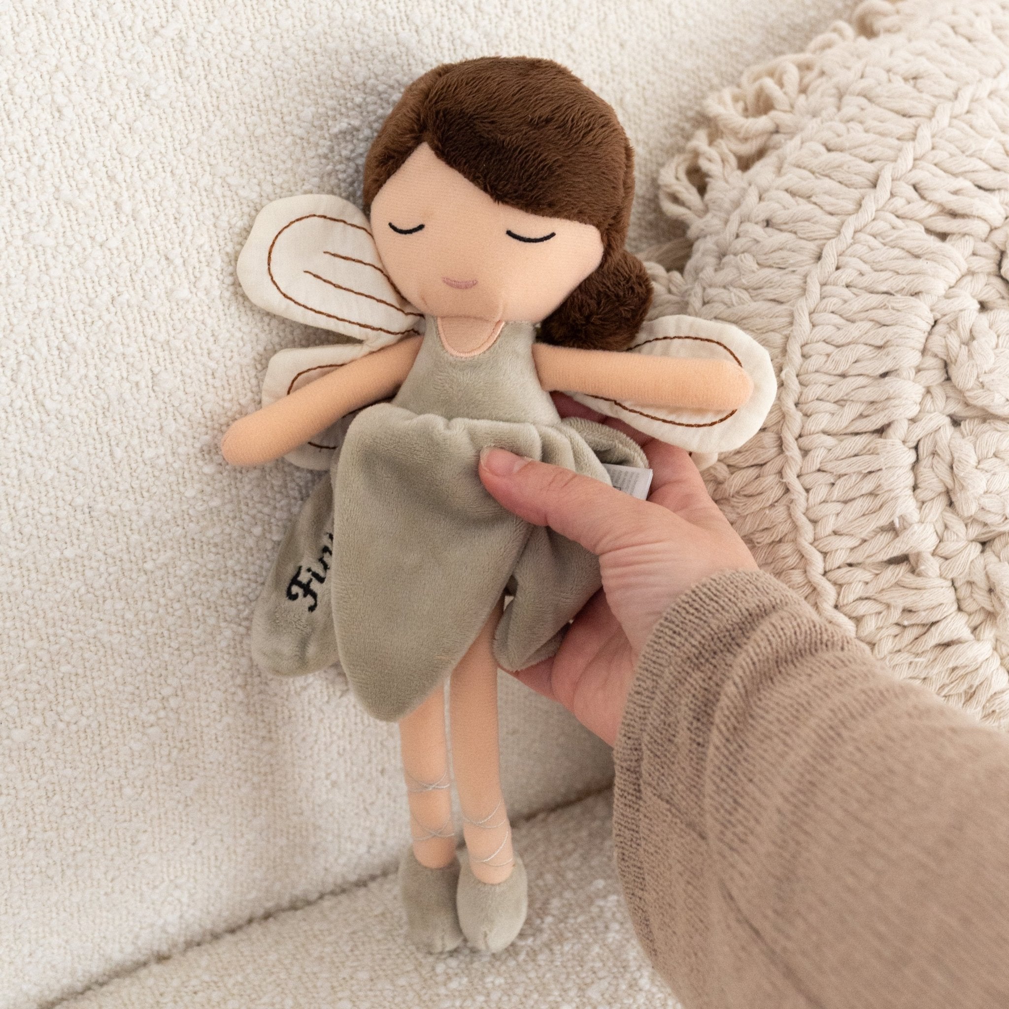 JOLLEIN Stoffpuppe Fee personalisiert - wunderwunsch