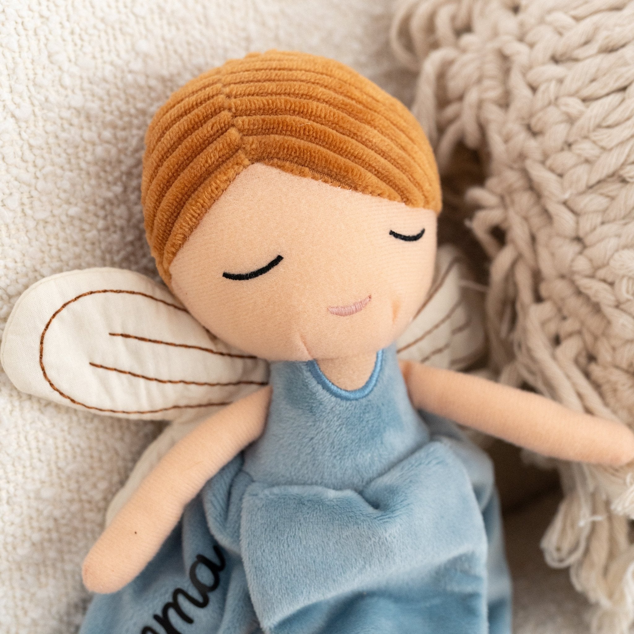 JOLLEIN Stoffpuppe Fee personalisiert - wunderwunsch
