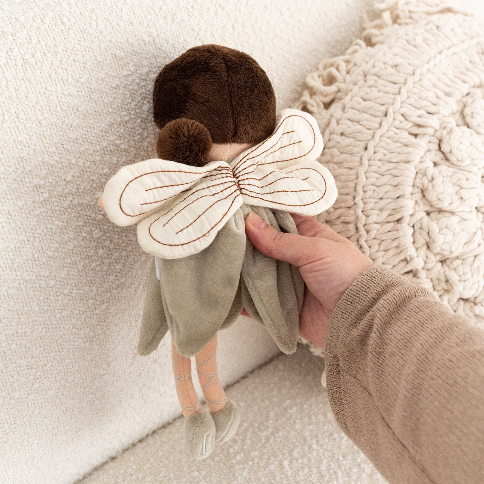 JOLLEIN Stoffpuppe Fee personalisiert - wunderwunsch