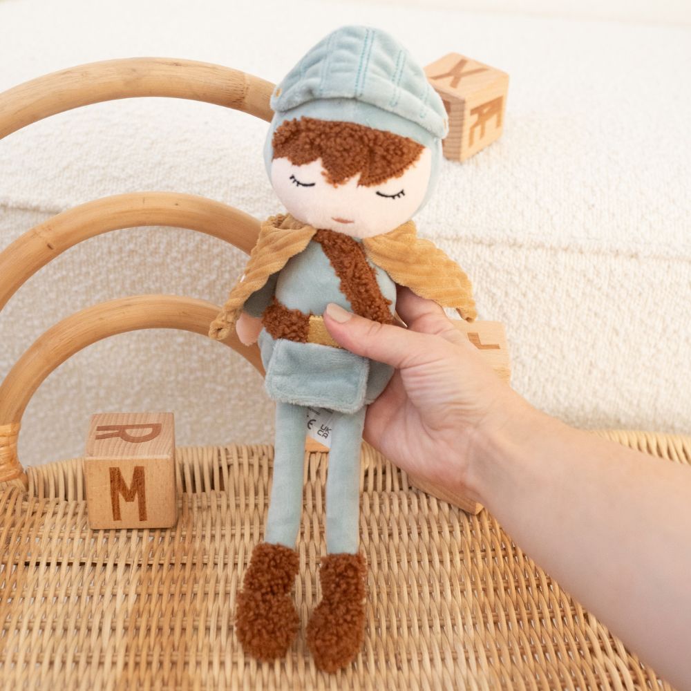 JOLLEIN Stoffpuppe personalisiert - Prinzessin oder Ritter - wunderwunsch