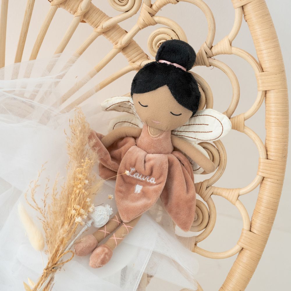 JOLLEIN Stoffpuppe Zahnfee personalisiert - wunderwunsch
