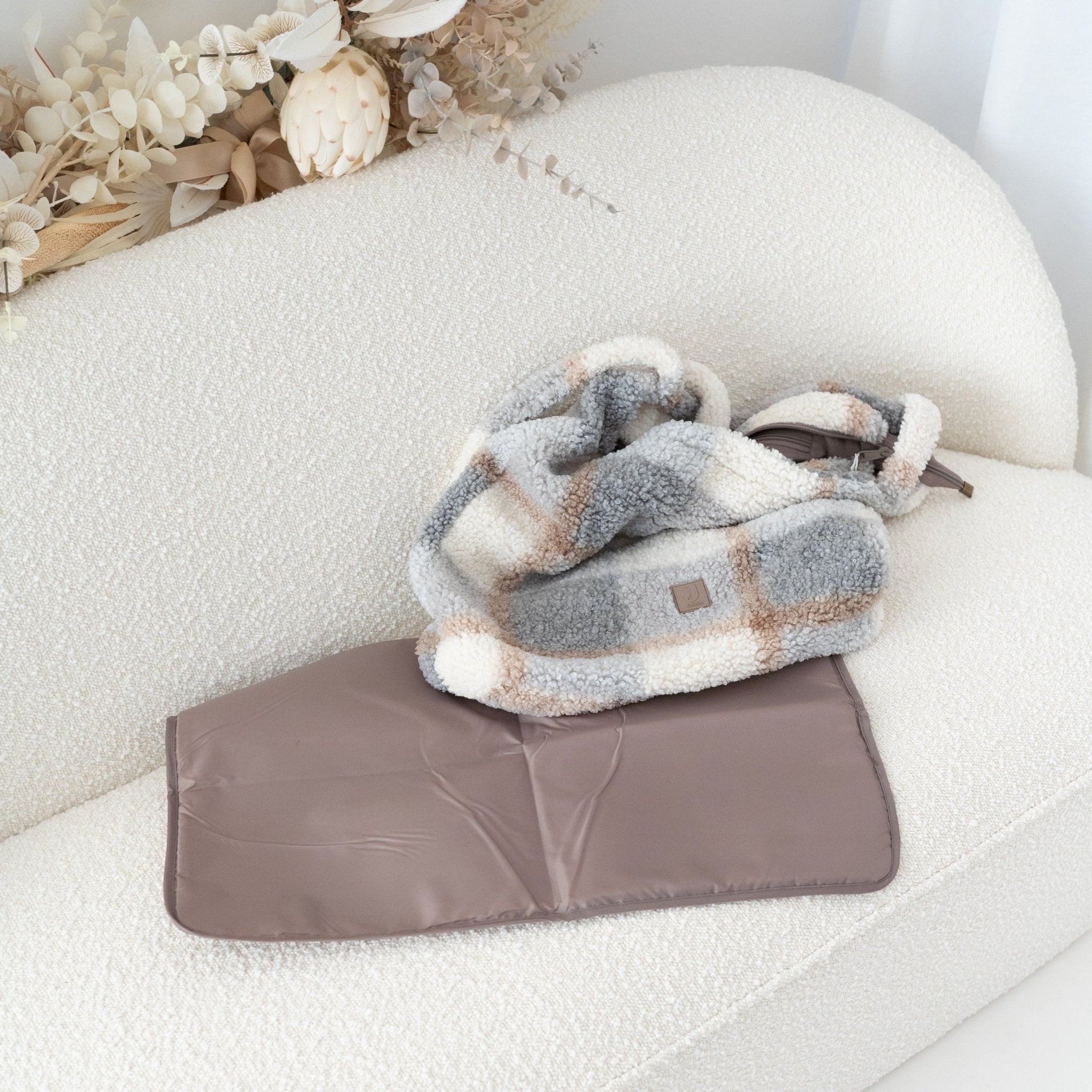 JOLLEIN Wickeltasche Kariert - wunderwunsch