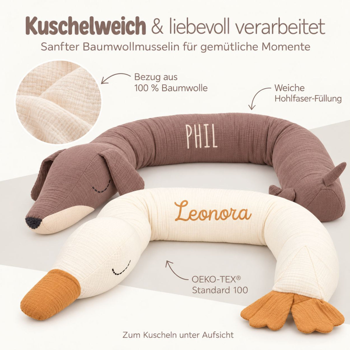 JULIUS ZÖLLNER Bettschlange personalisiert - wunderwunsch