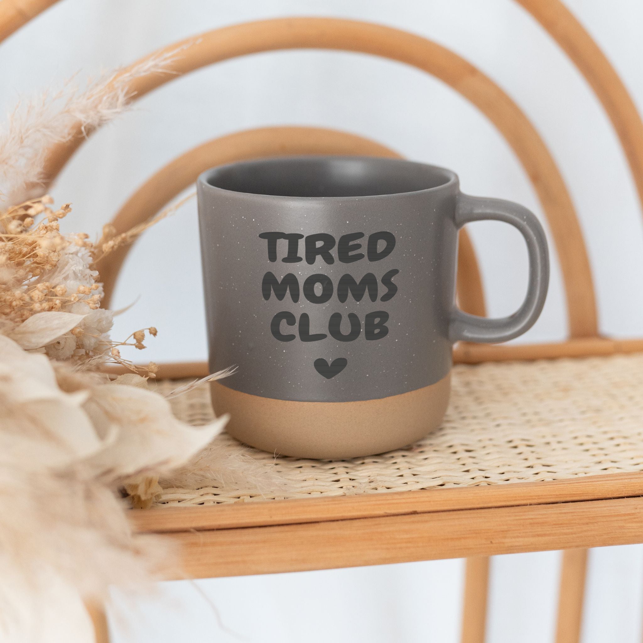 Keramikbecher Steingut - Moms Club - wunderwunsch