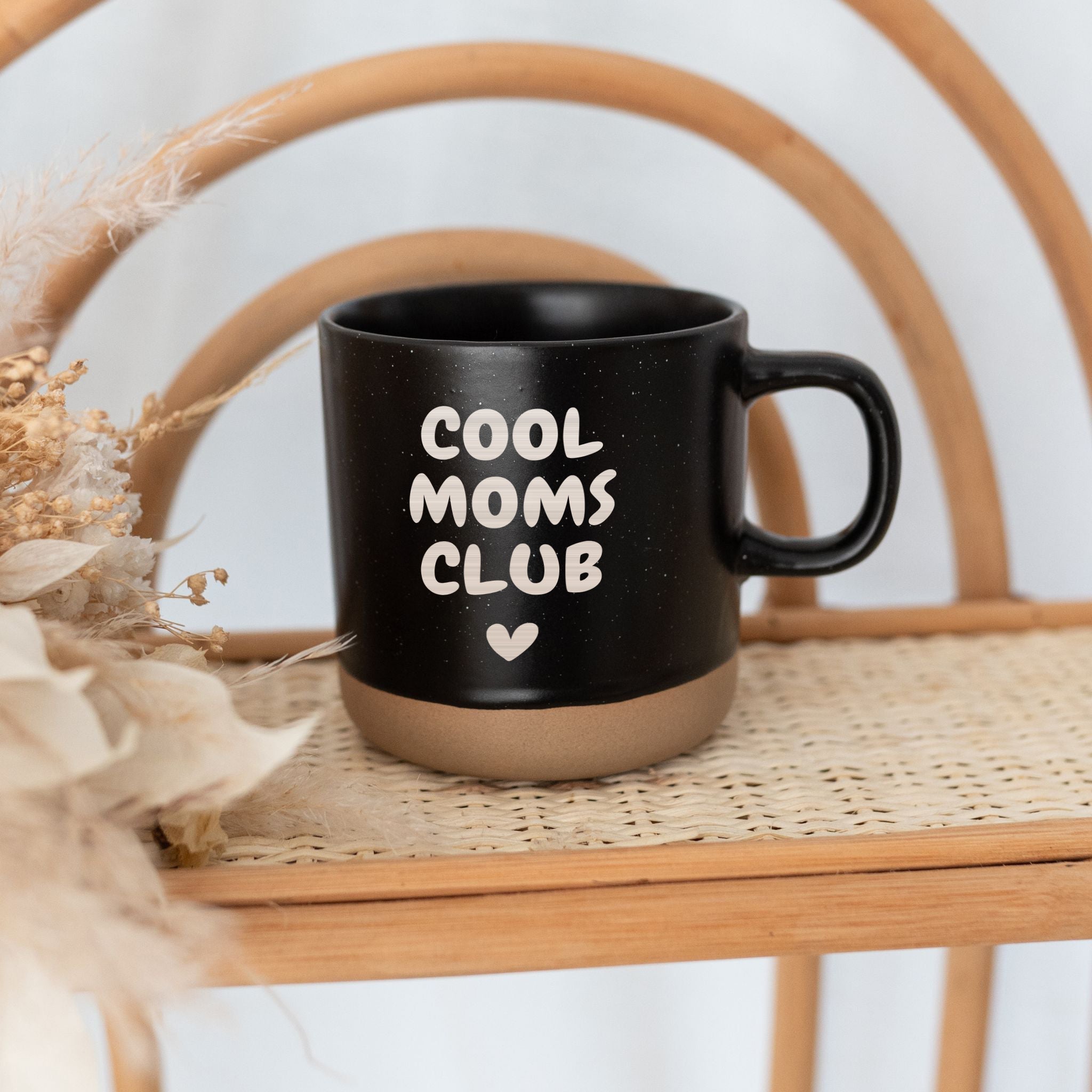 Keramikbecher Steingut - Moms Club - wunderwunsch