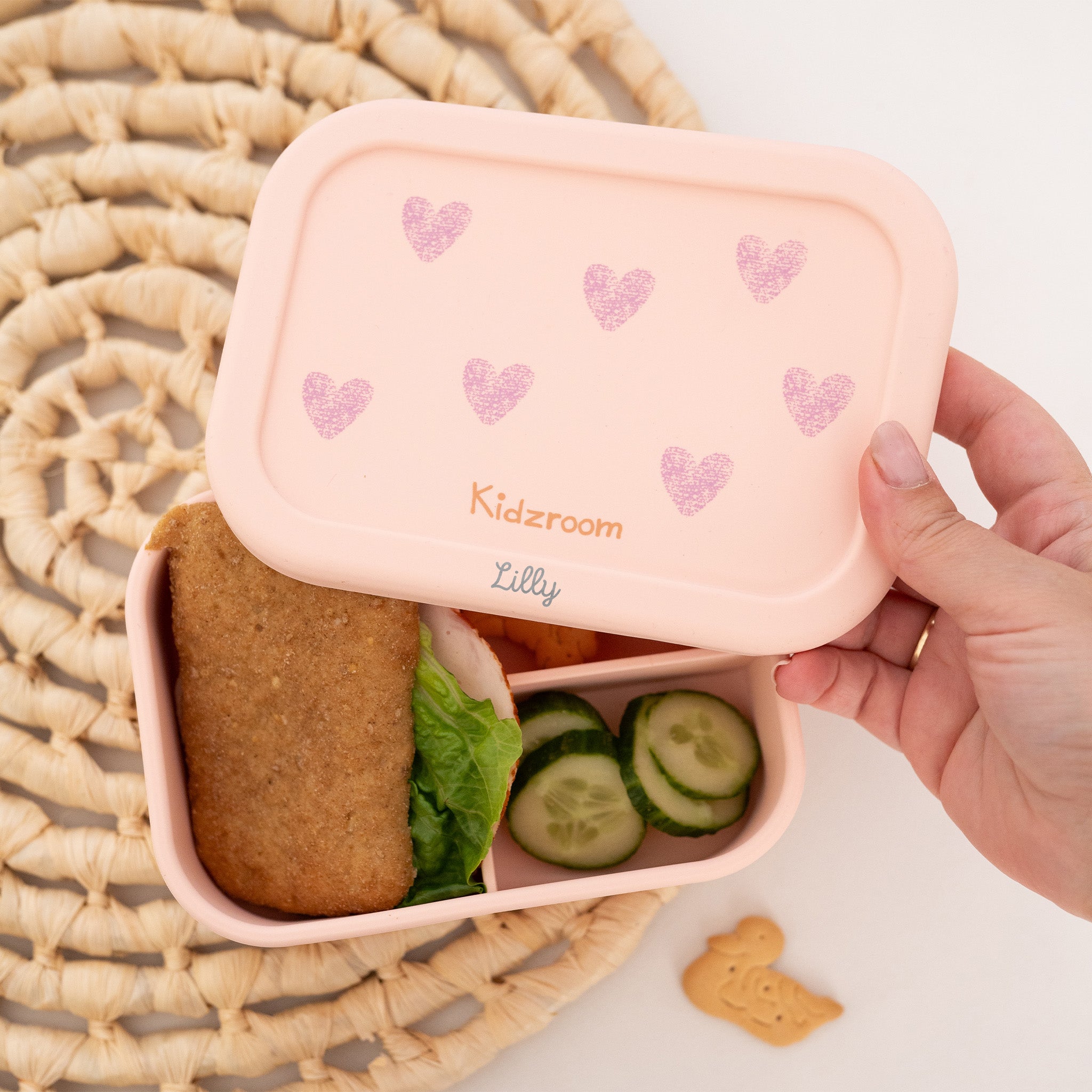 KIDZROOM Lunchbox "Lovely Lunch" personalisierbar - wunderwunsch