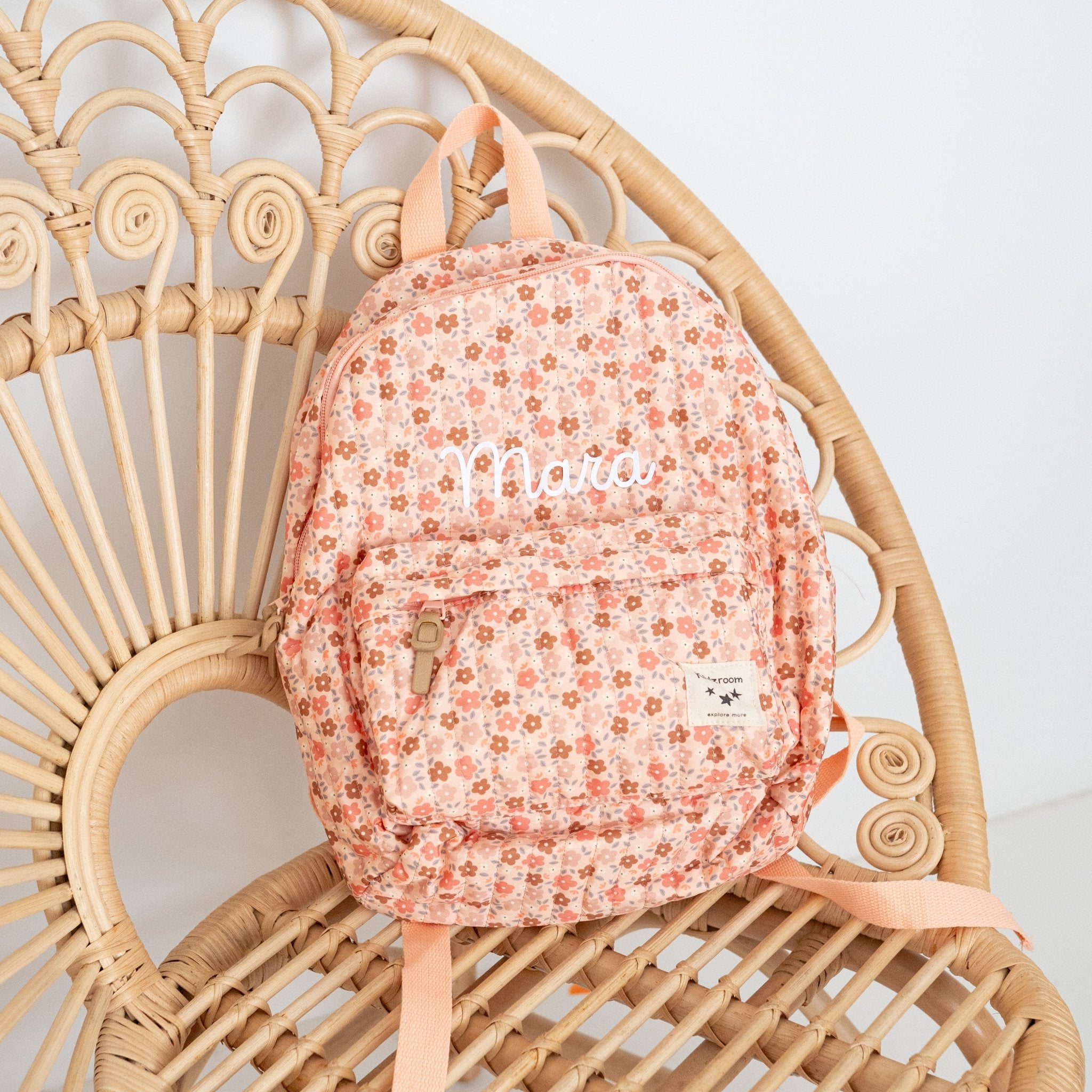 KIDZROOM Mädchen Rucksack personalisierbar - wunderwunsch