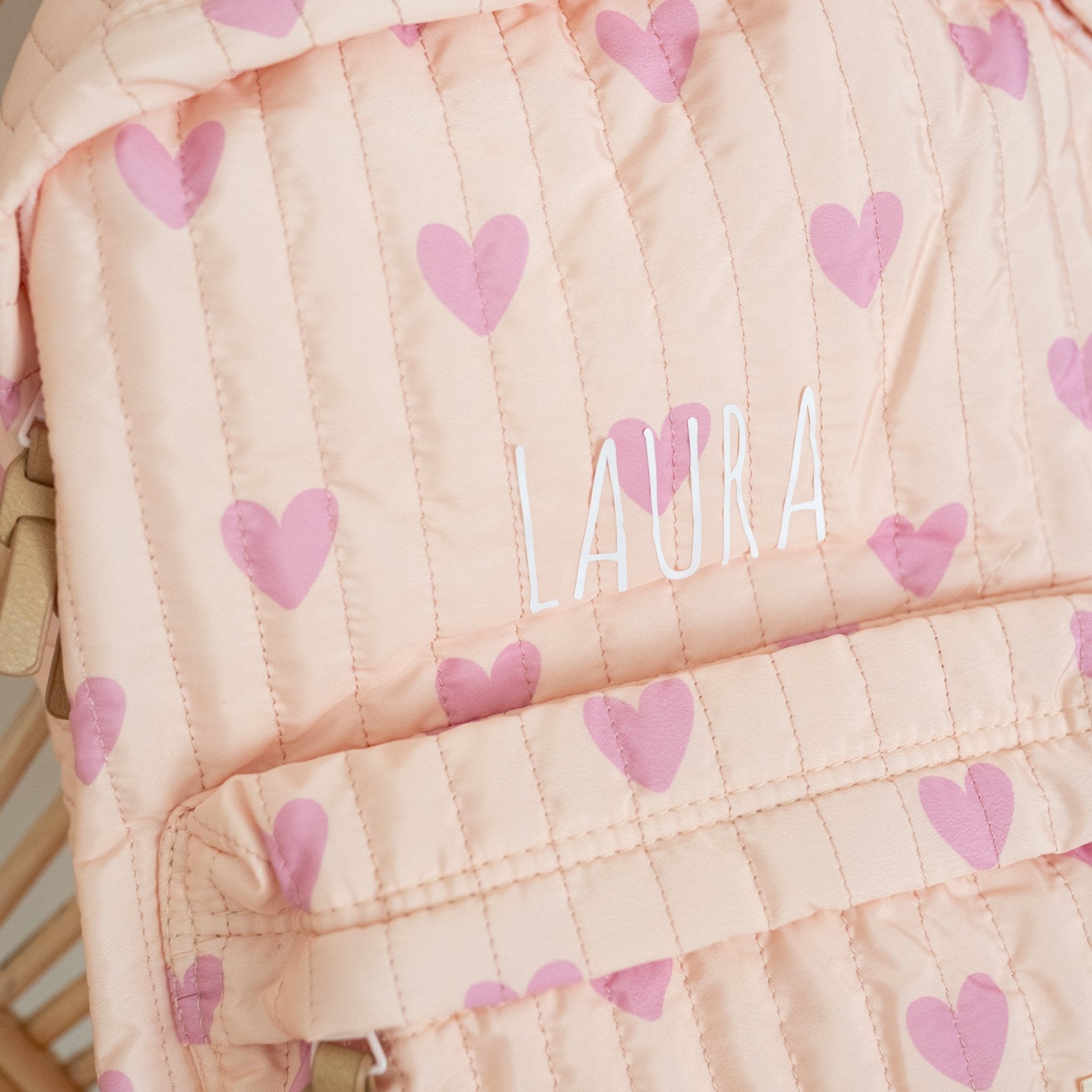 KIDZROOM Mädchen Rucksack personalisierbar - wunderwunsch