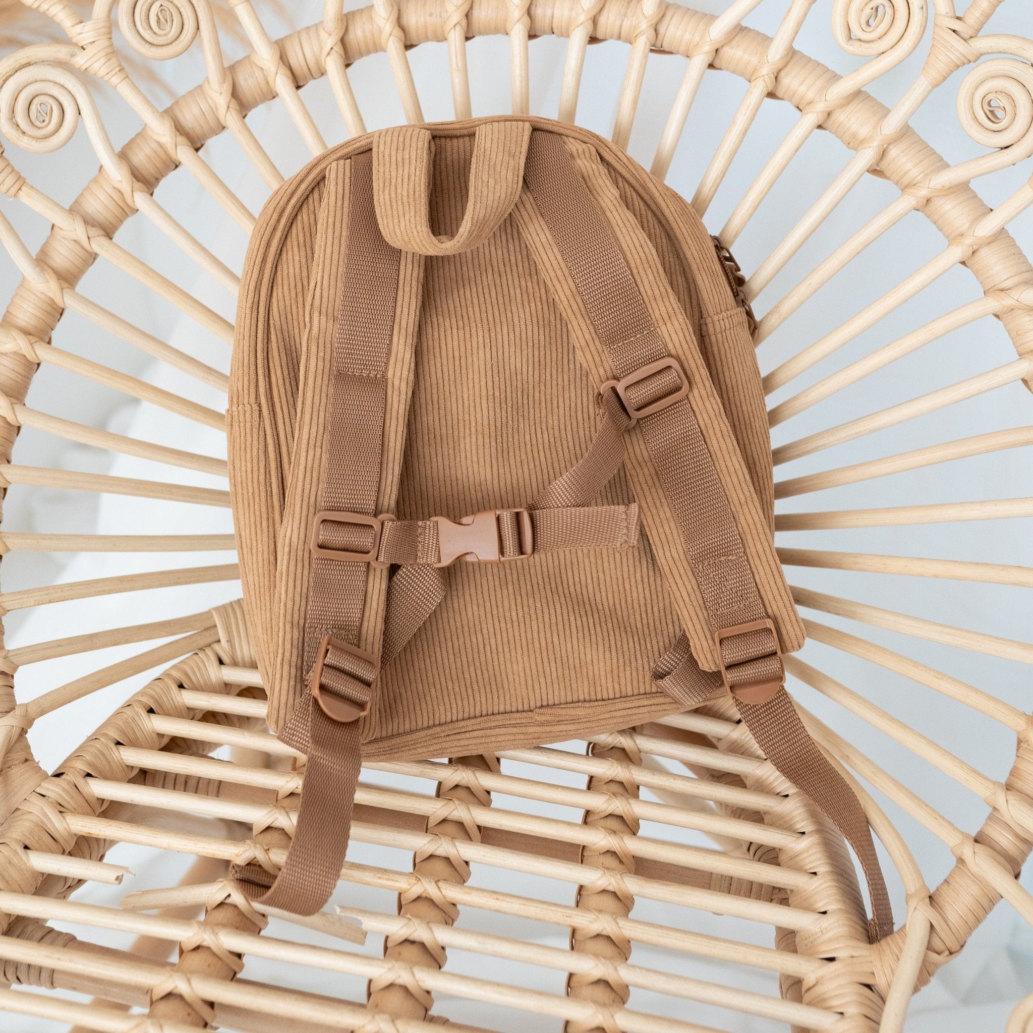 KIDZROOM Rucksack & Turnbeutel Teddy Cord - wunderwunsch
