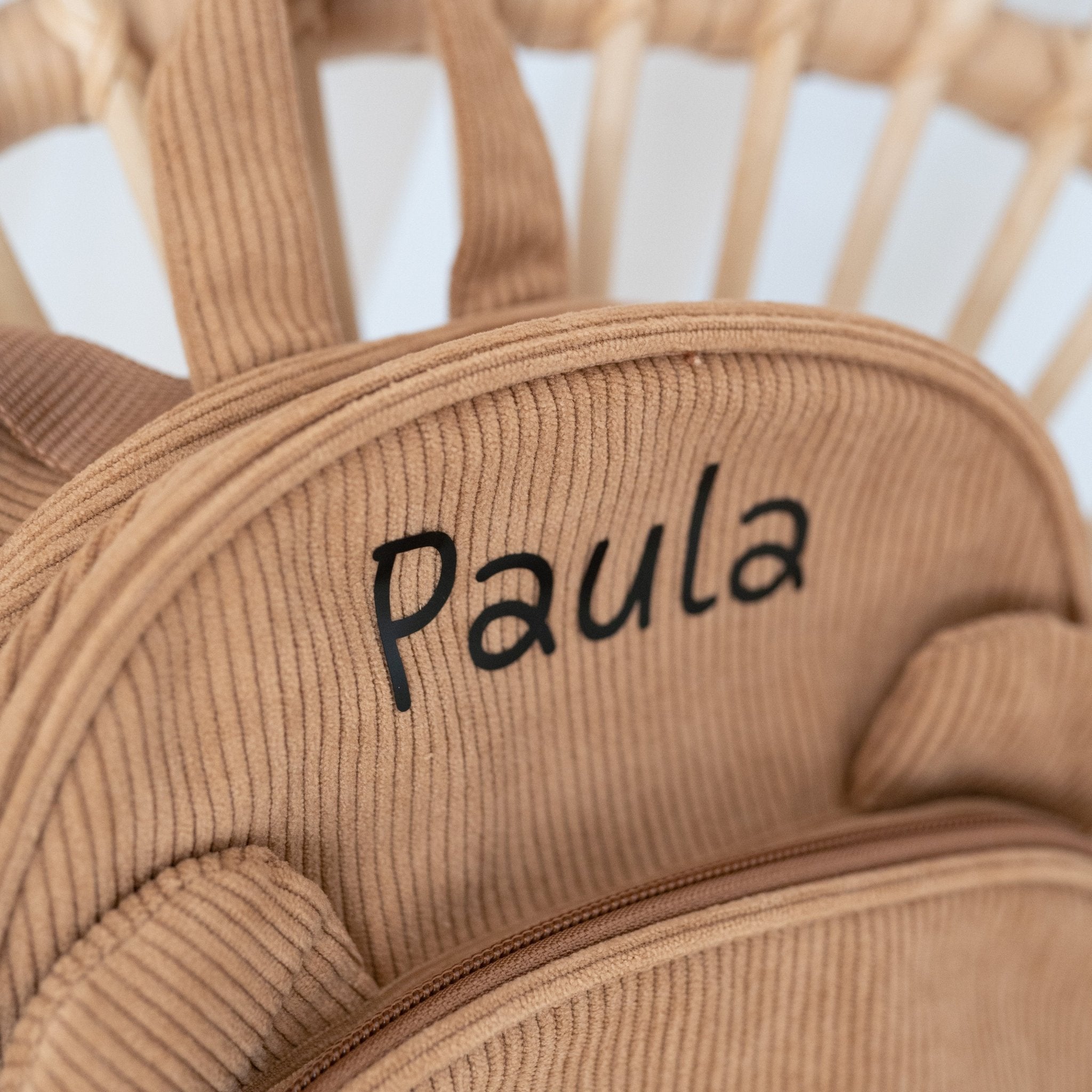 KIDZROOM Rucksack & Turnbeutel Teddy Cord - wunderwunsch