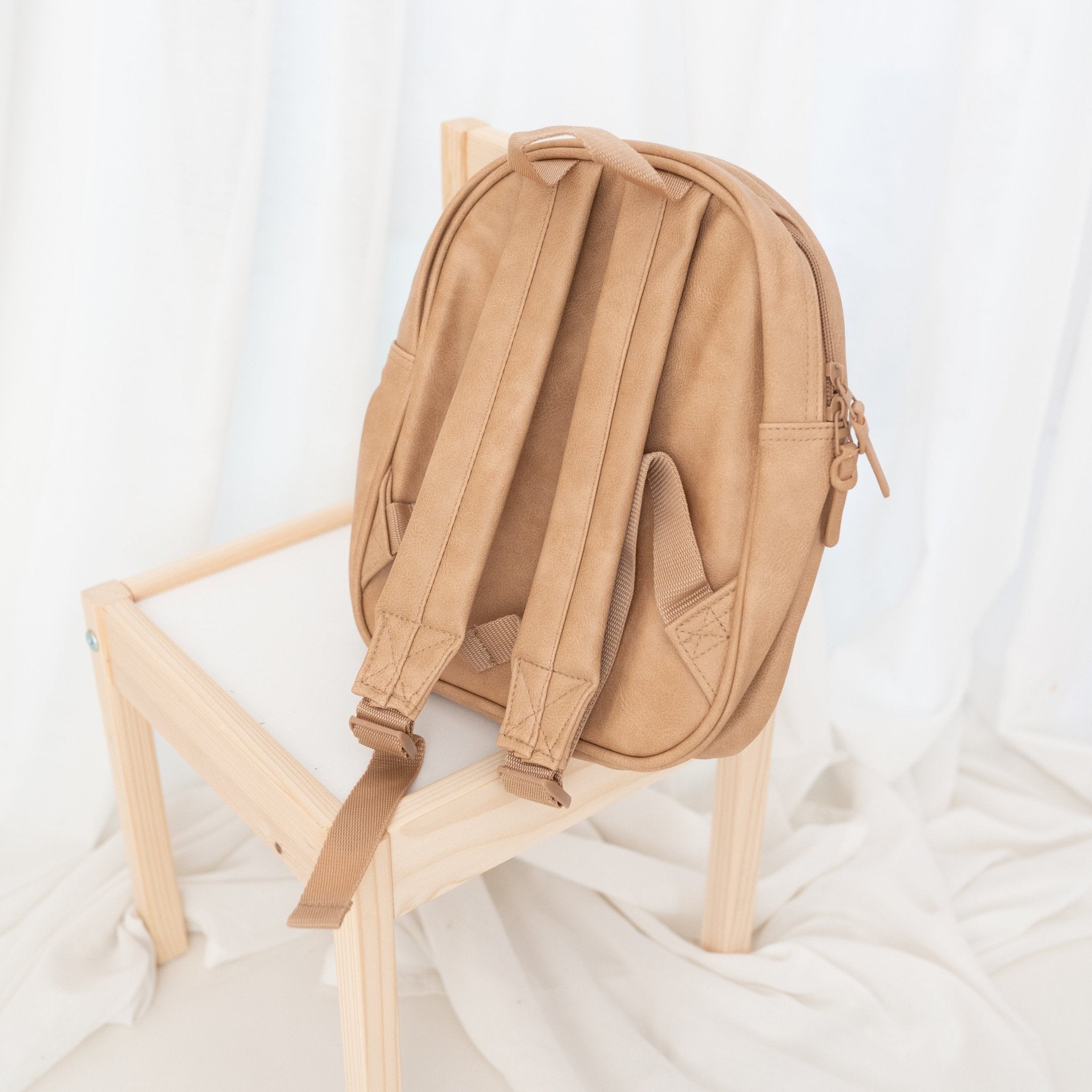 KIDZROOM Teddy Rucksack Leder - wunderwunsch