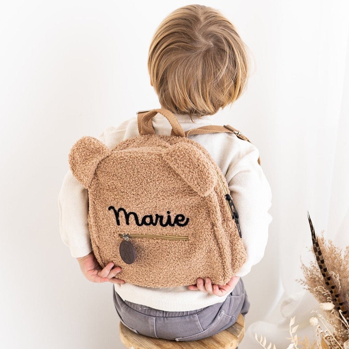 Kindergartenrucksack Teddy personalisiert - wunderwunsch