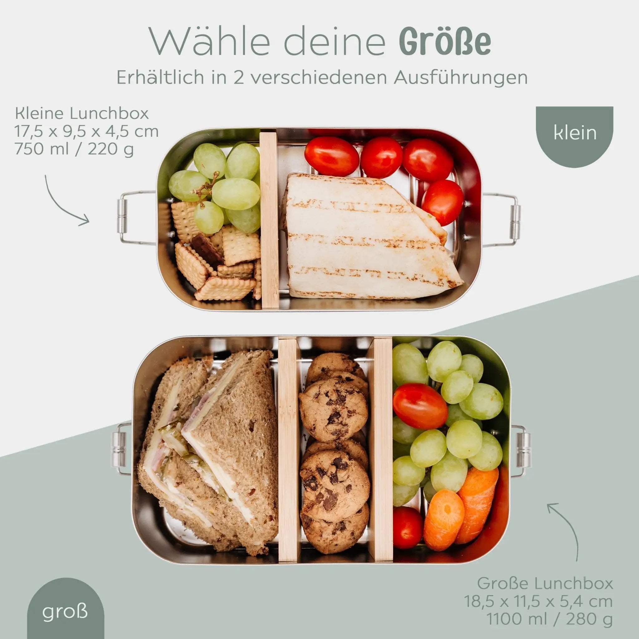 Kita - / Schul - Start Bundle - Brotdose + Kinder Trinkflasche weiß personalisiert - Fee Aquarell - wunderwunsch