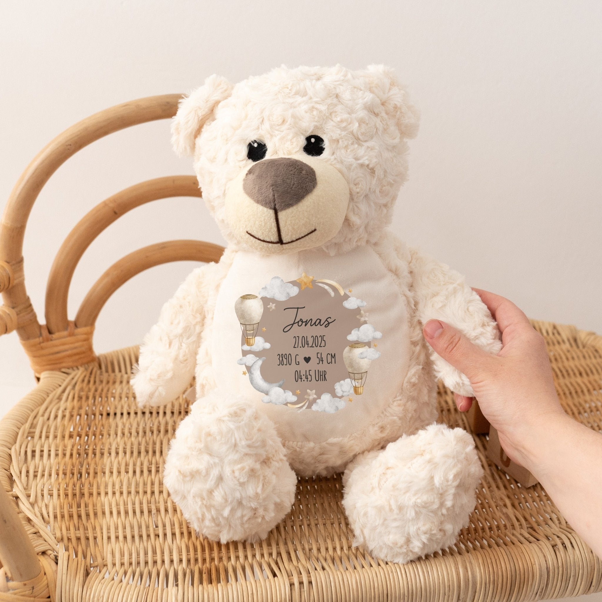 Kuscheltier "Geburtsdaten" - wunderwunsch