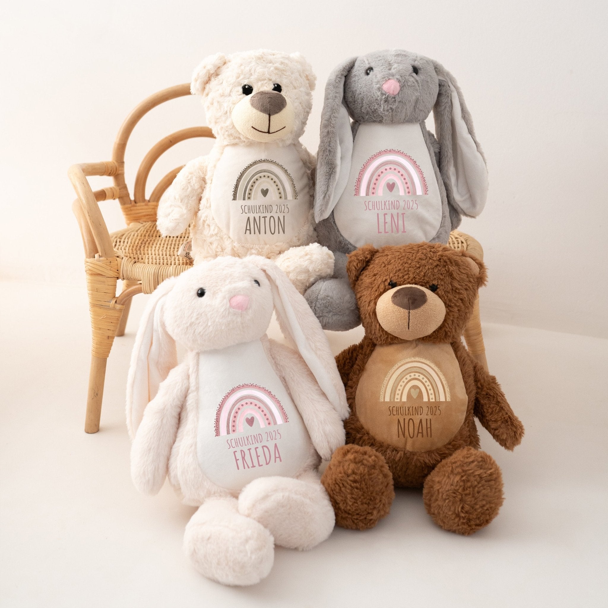 Kuscheltier "Schulkind 2025" - wunderwunsch