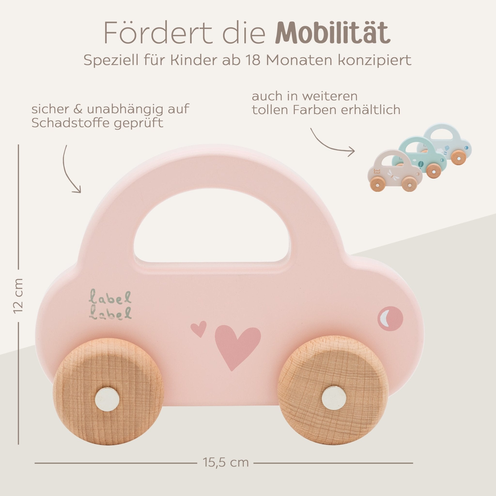 LABEL LABEL Holz Auto personalisiert - wunderwunsch