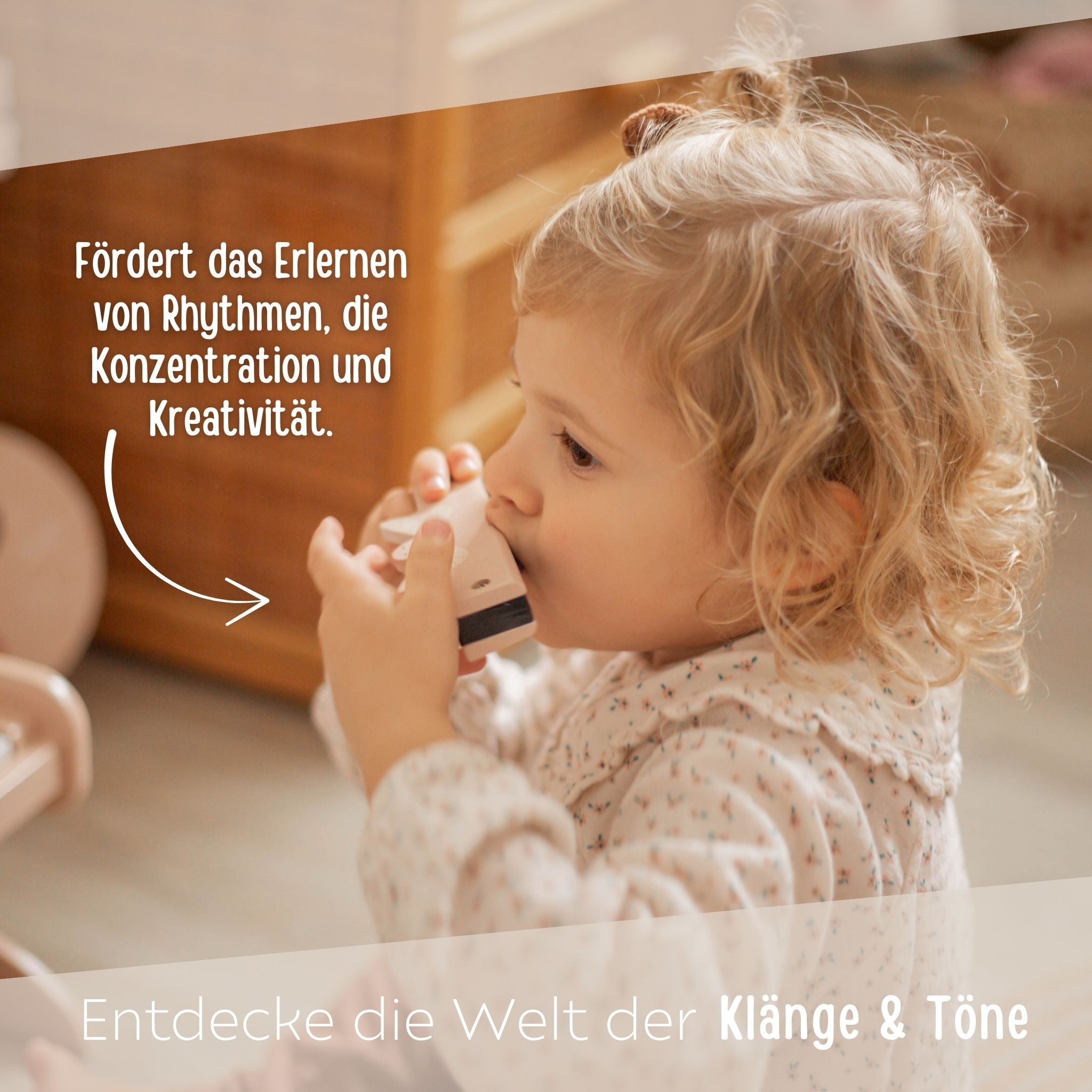 LABEL LABEL Mundharmonika personalisiert - rosa, blau oder nougat - wunderwunsch