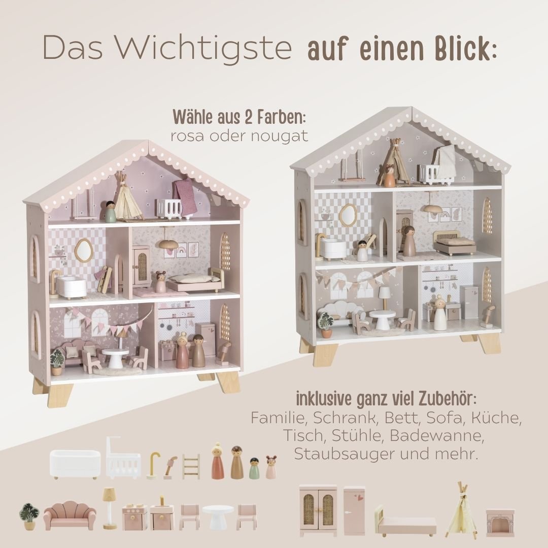 LABEL LABEL Puppenhaus personalisierbar - wunderwunsch