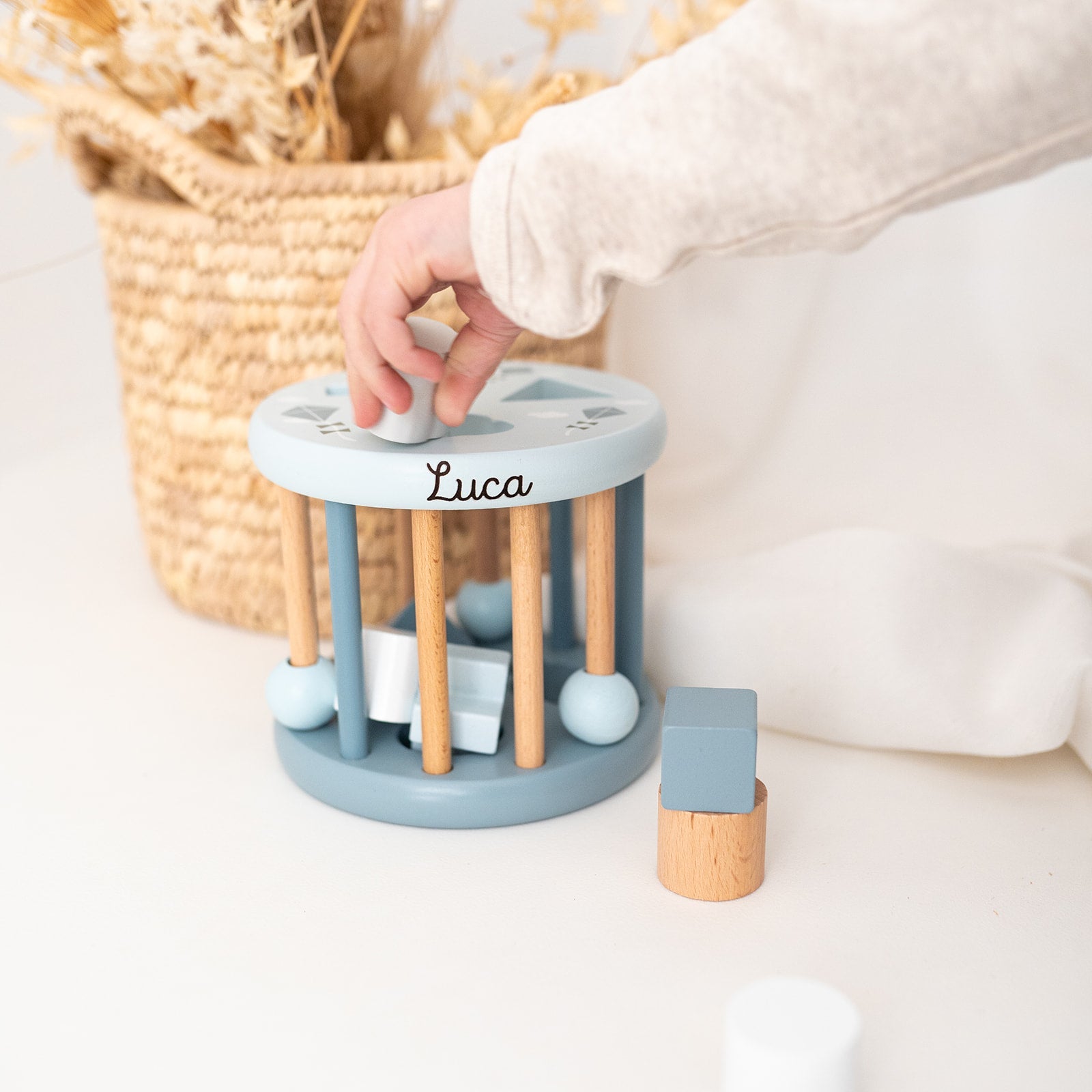 LABEL LABEL Sortierrad Formen personalisiert - rosa, blau oder nougat - wunderwunsch