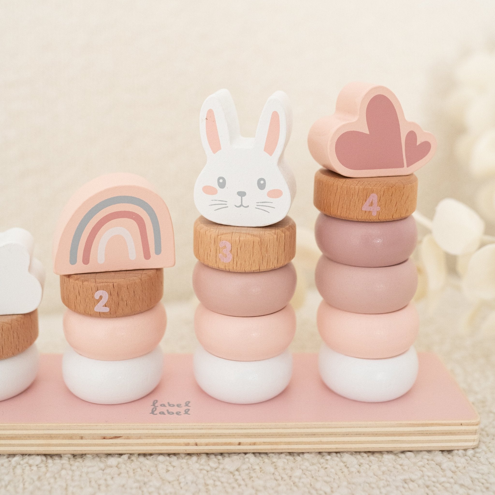 Label Label Stapelringe Tiere personalisiert - wunderwunsch