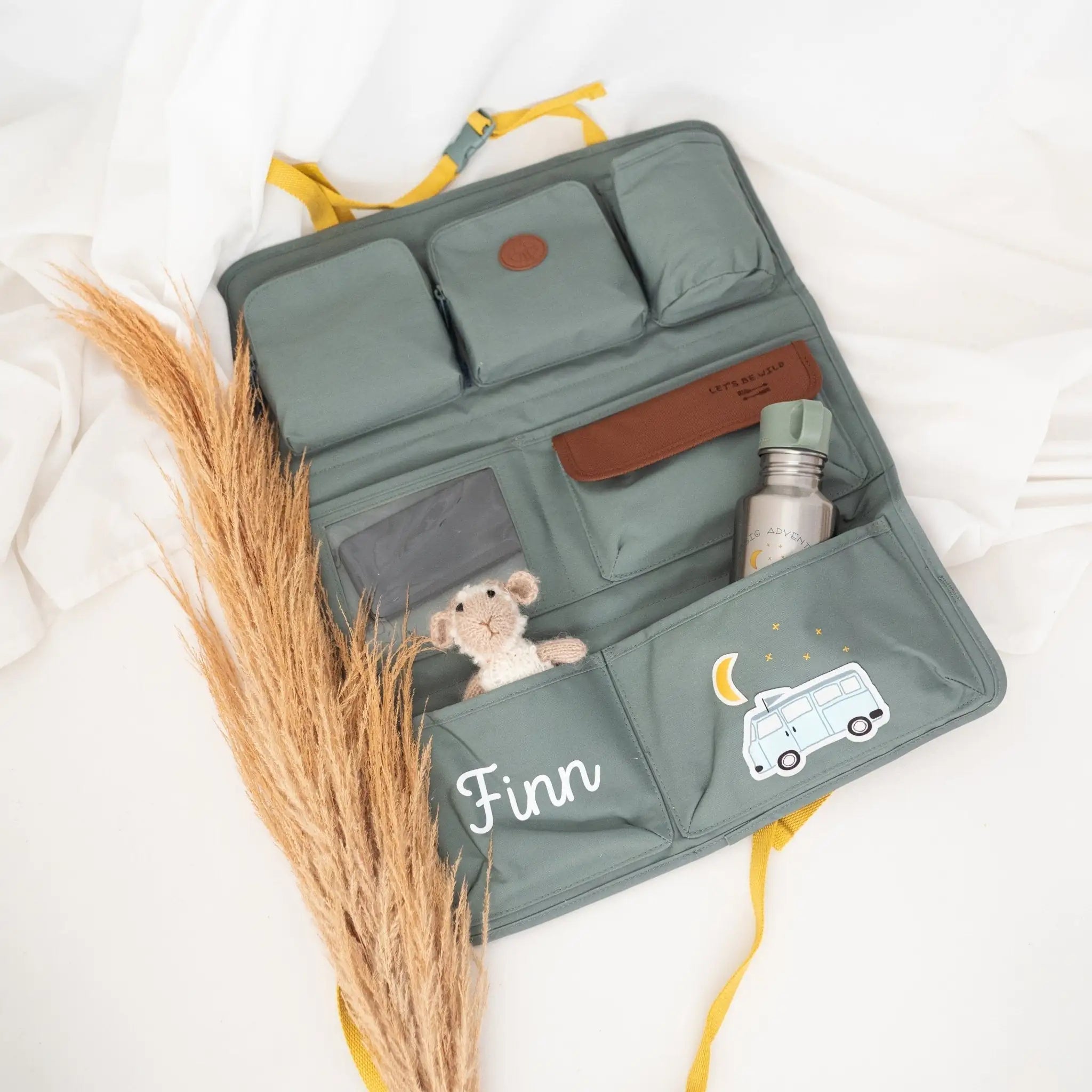 LÄSSIG Autotasche - Bus & Libelle - wunderwunsch