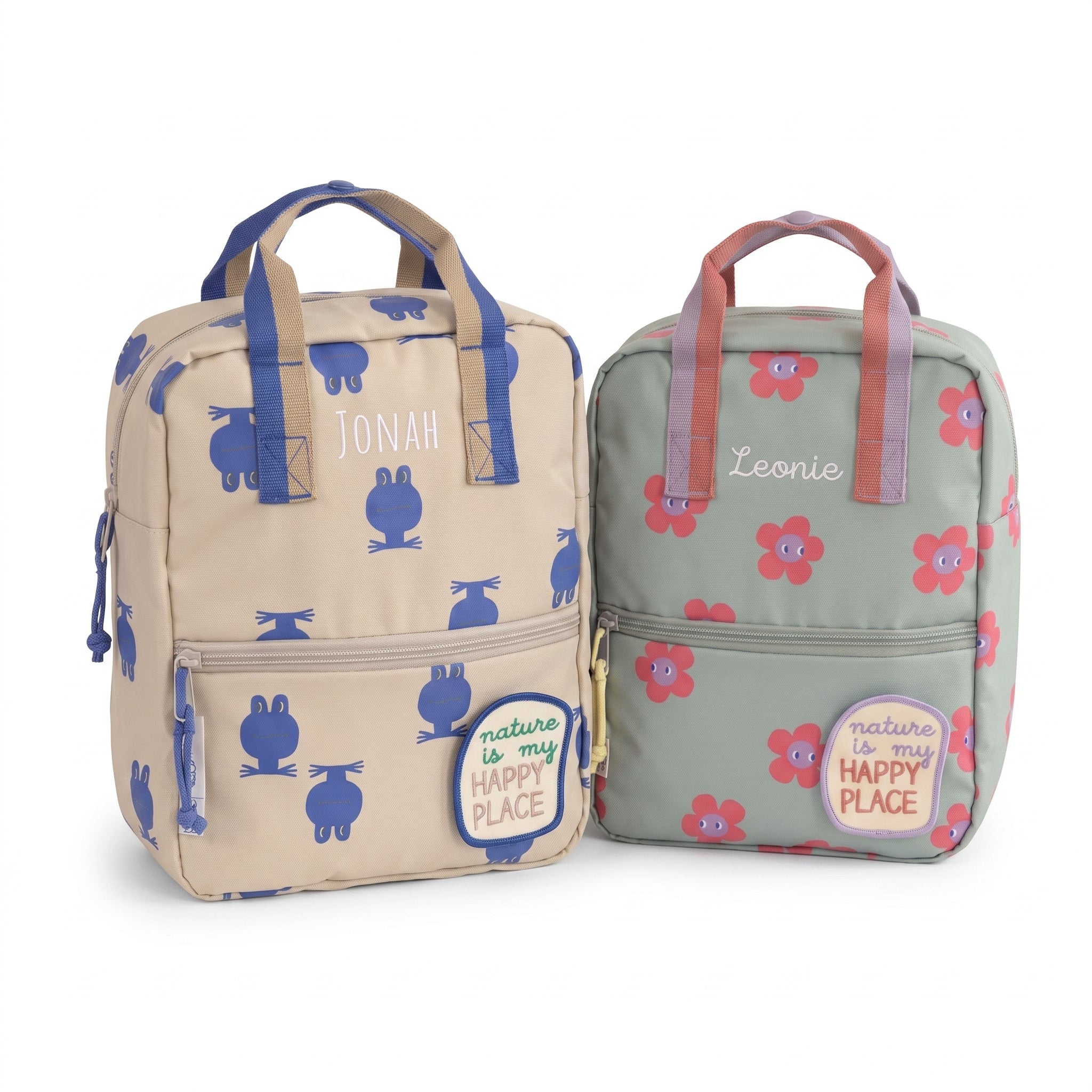 LÄSSIG Kindergartenrucksack eckig personalisiert - Happy Trails - wunderwunsch