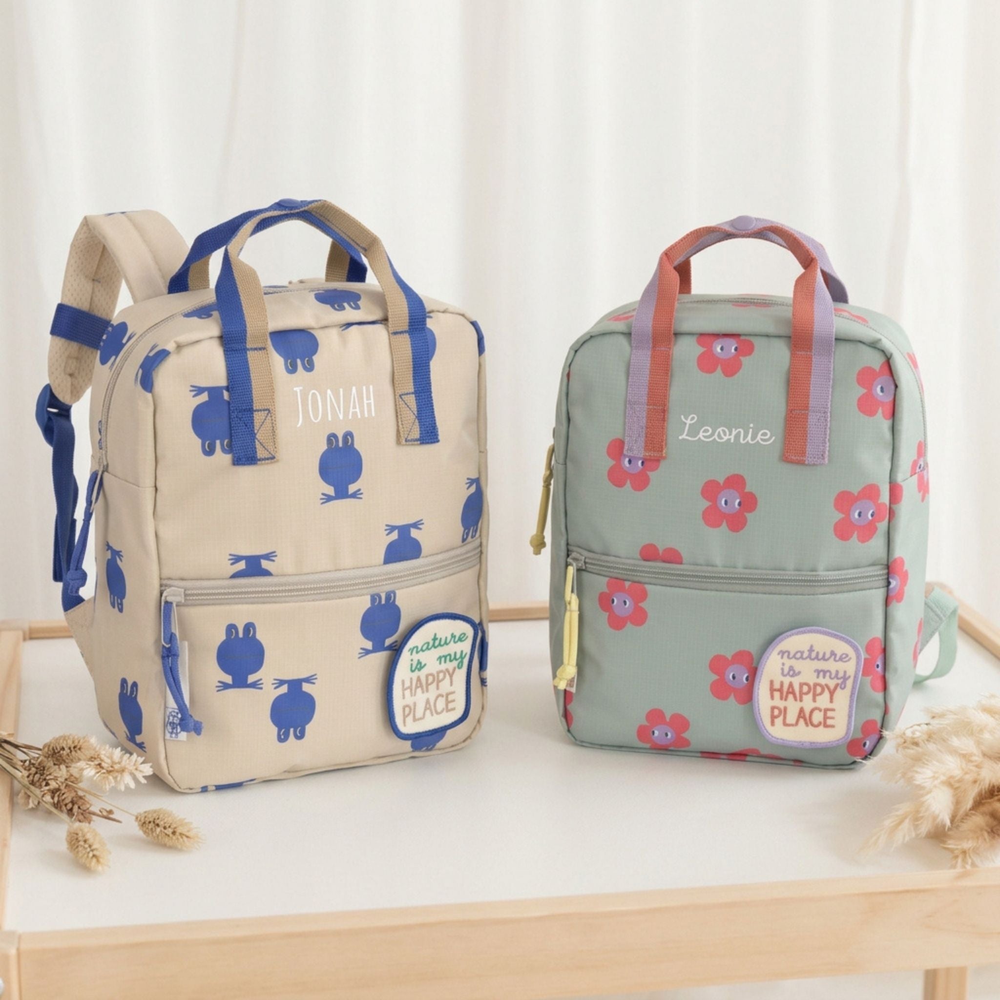 LÄSSIG Kindergartenrucksack eckig personalisiert - Happy Trails - wunderwunsch
