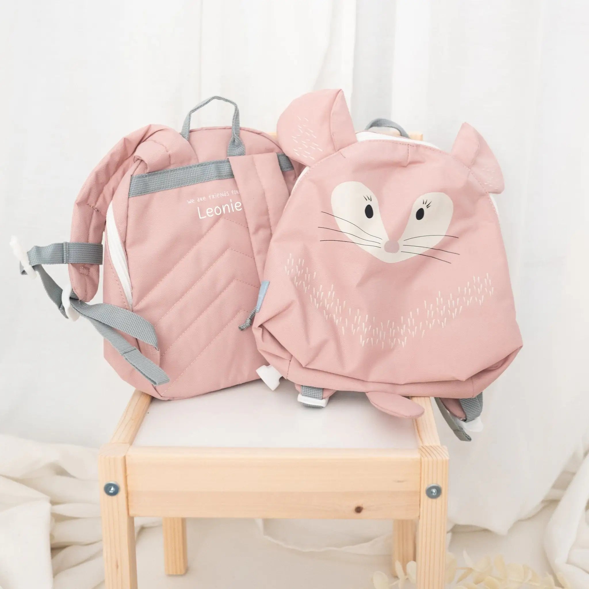 LÄSSIG Kindergartenrucksack personalisiert - Tiere - wunderwunsch