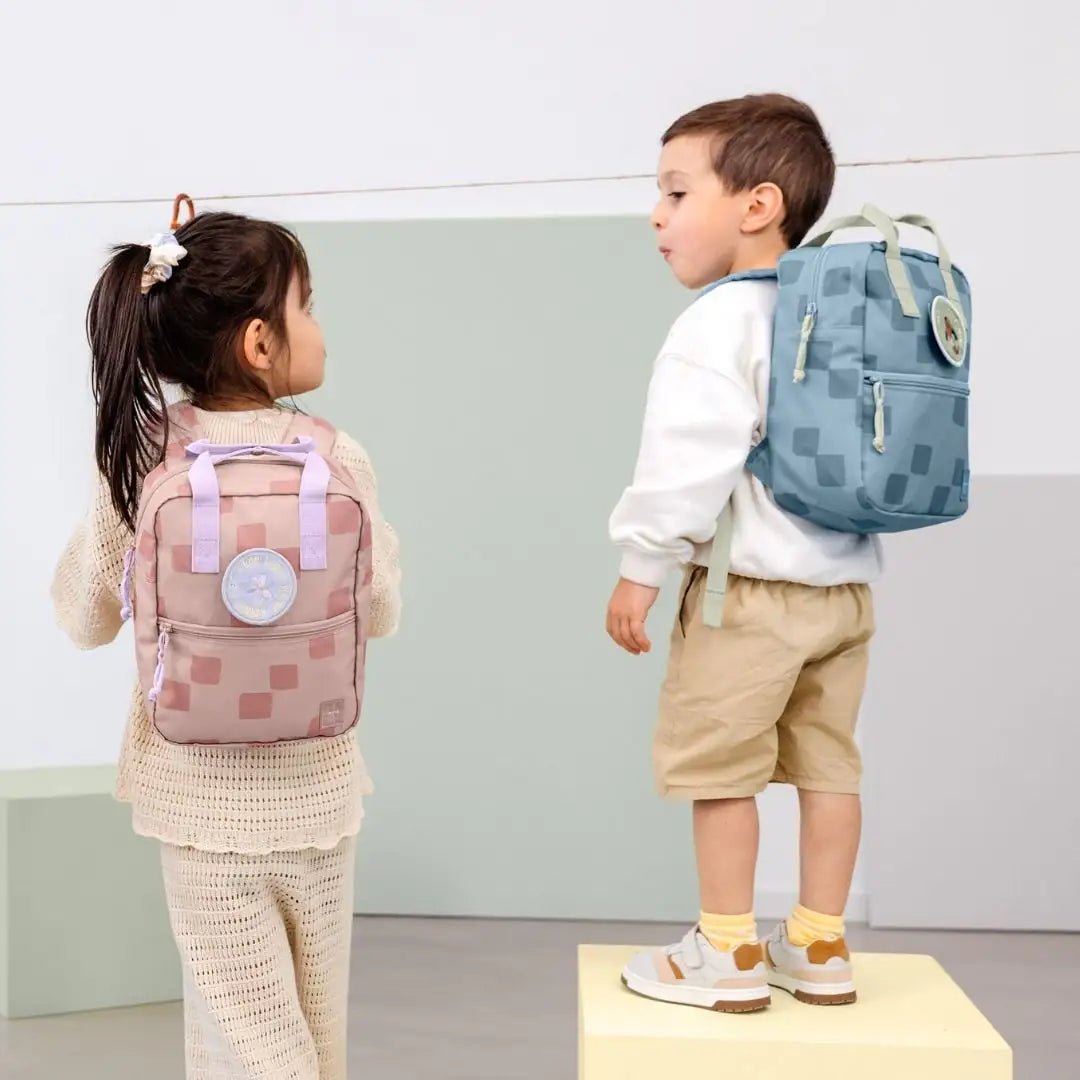 LÄSSIG Kindergartenrucksack Square "Pattern Party" personalisierbar - wunderwunsch