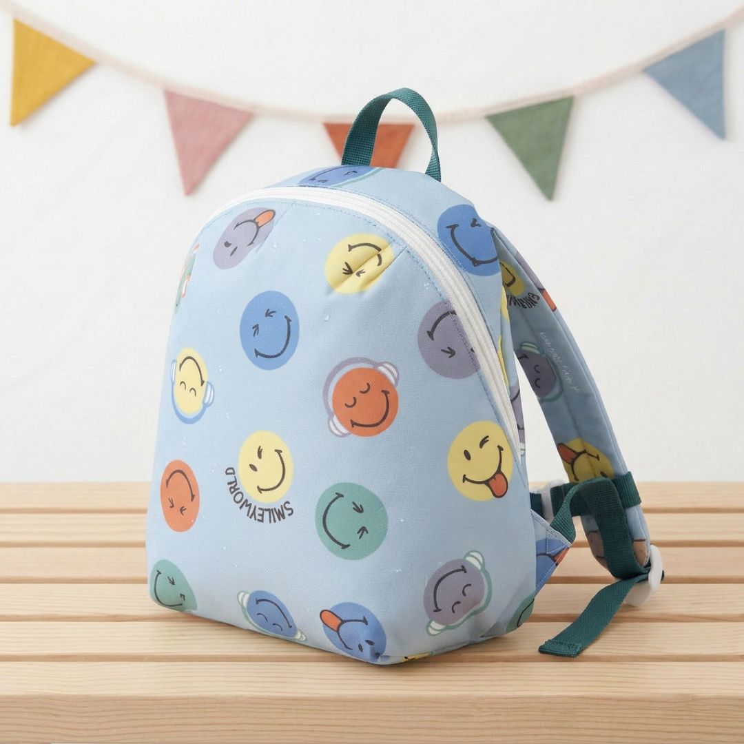 LÄSSIG Kinderrucksack Smileys personalisierbar - wunderwunsch