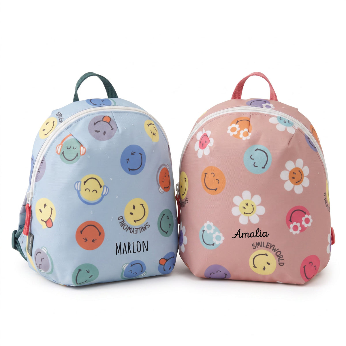 LÄSSIG Kinderrucksack Smileys personalisiert - wunderwunsch