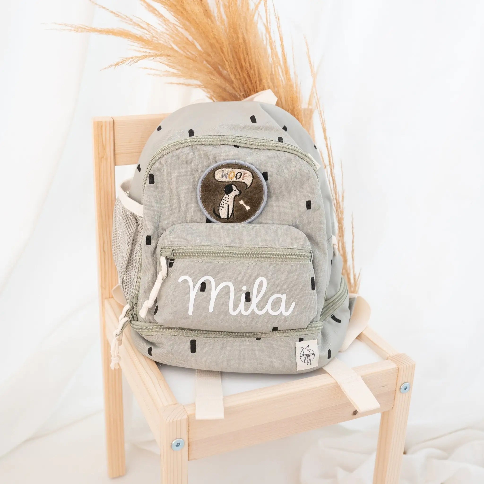 LÄSSIG Rucksack "Punkte rund" personalisiert - wunderwunsch