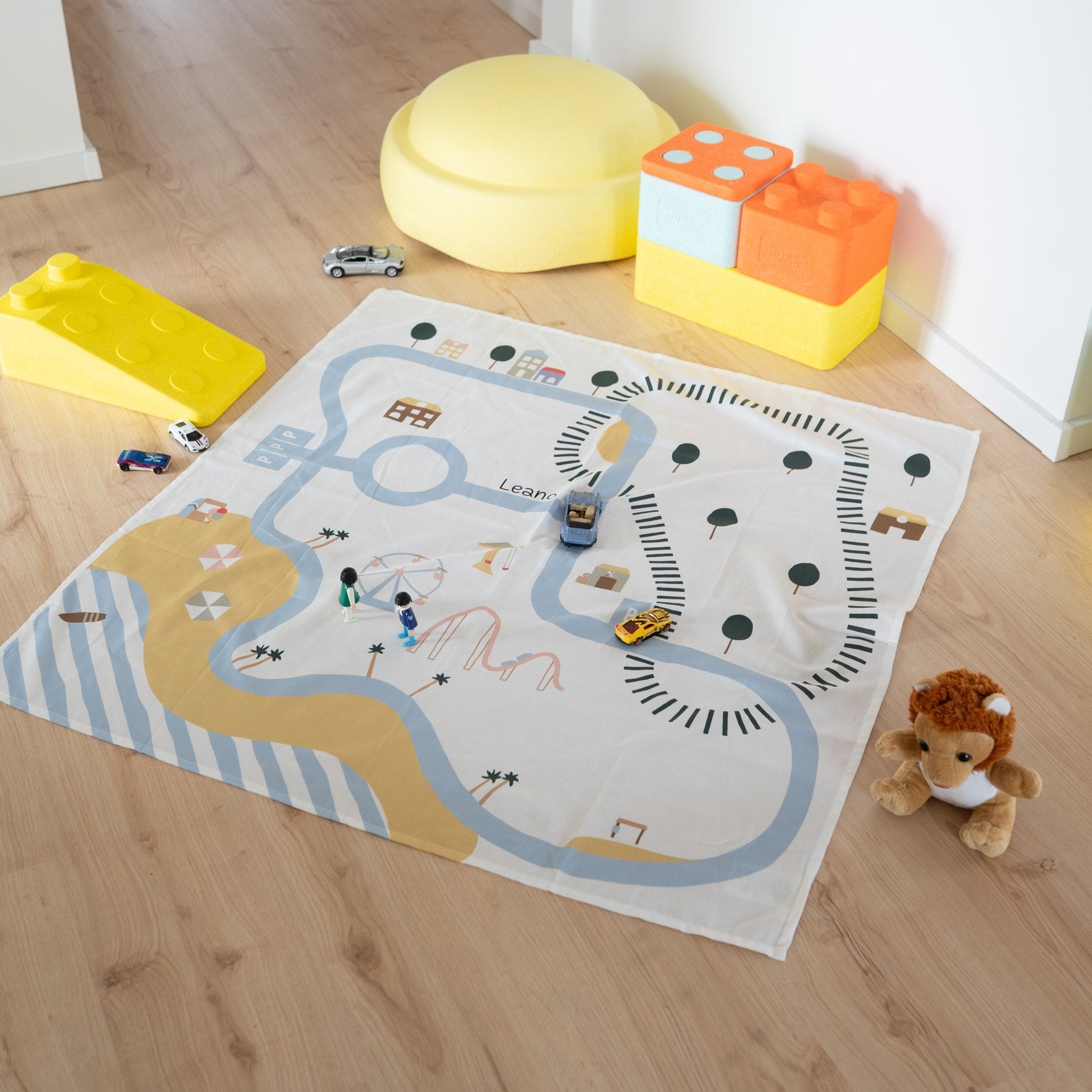 LÄSSIG Spieltuch "Straße" personalisierbar - wunderwunsch