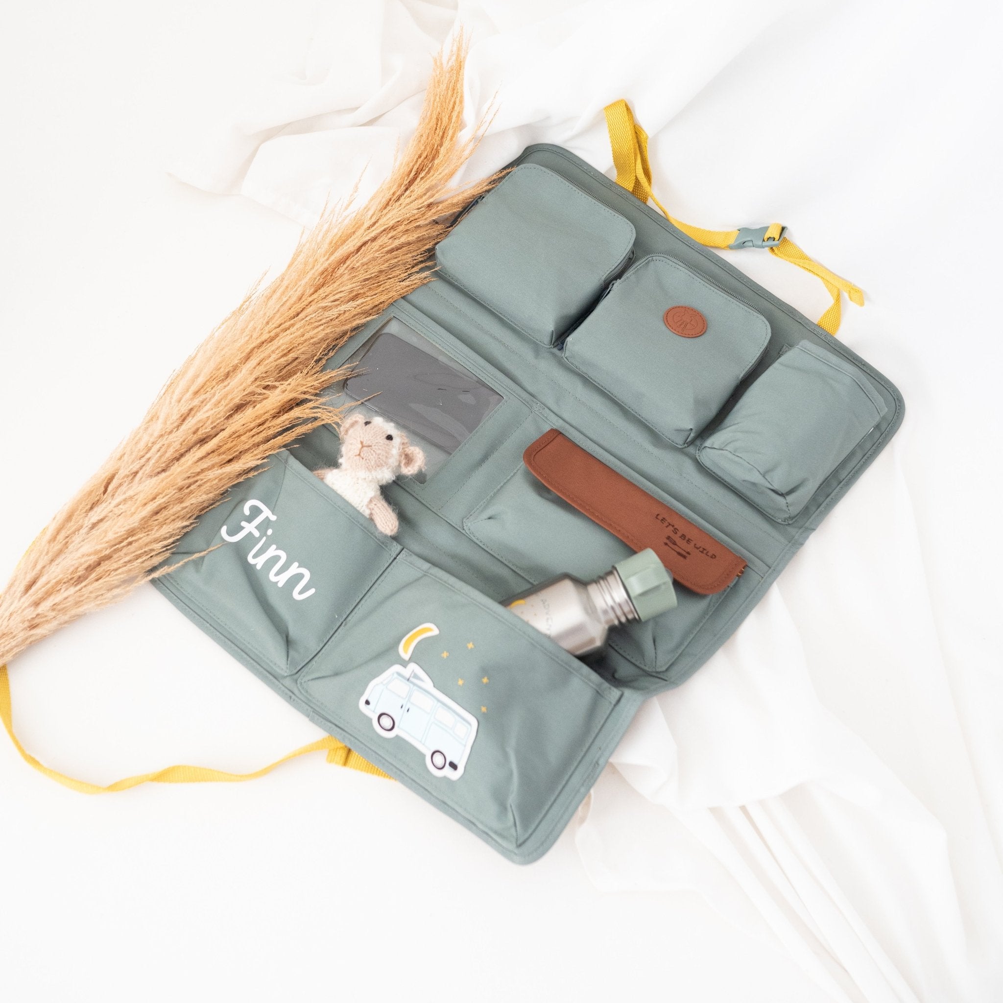 LÄSSIG Autotasche - Bus & Libelle - wunderwunsch
