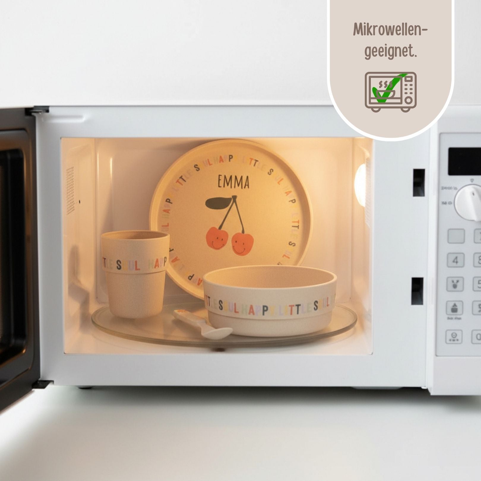 LÄSSIG Geschirr - Set "Kirsche" - wunderwunsch