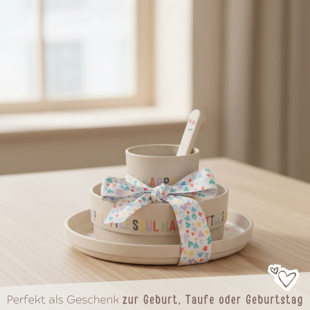 LÄSSIG Geschirr - Set "Kirsche" - wunderwunsch