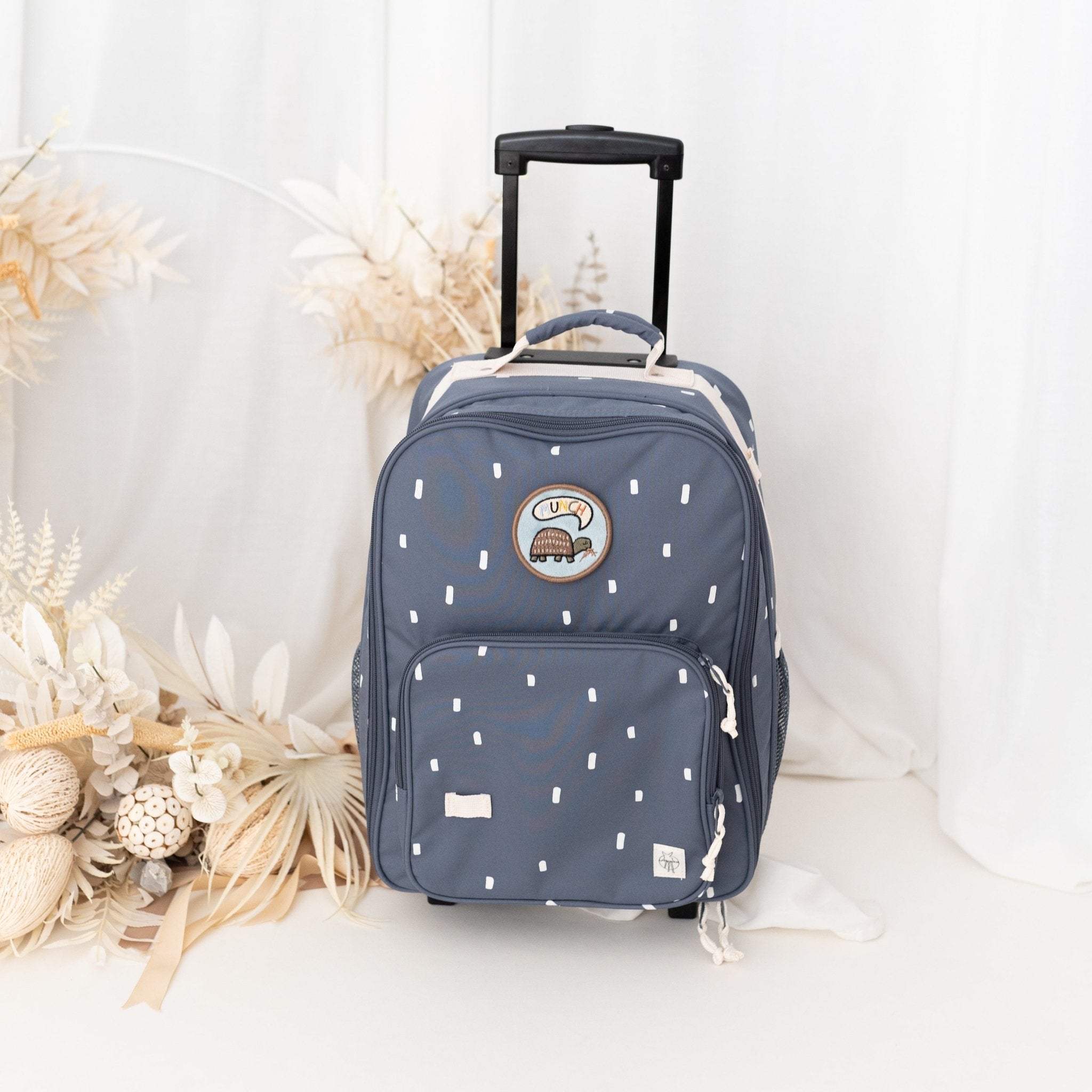 LÄSSIG Kinder Koffer "Punkte" personalisierbar - wunderwunsch