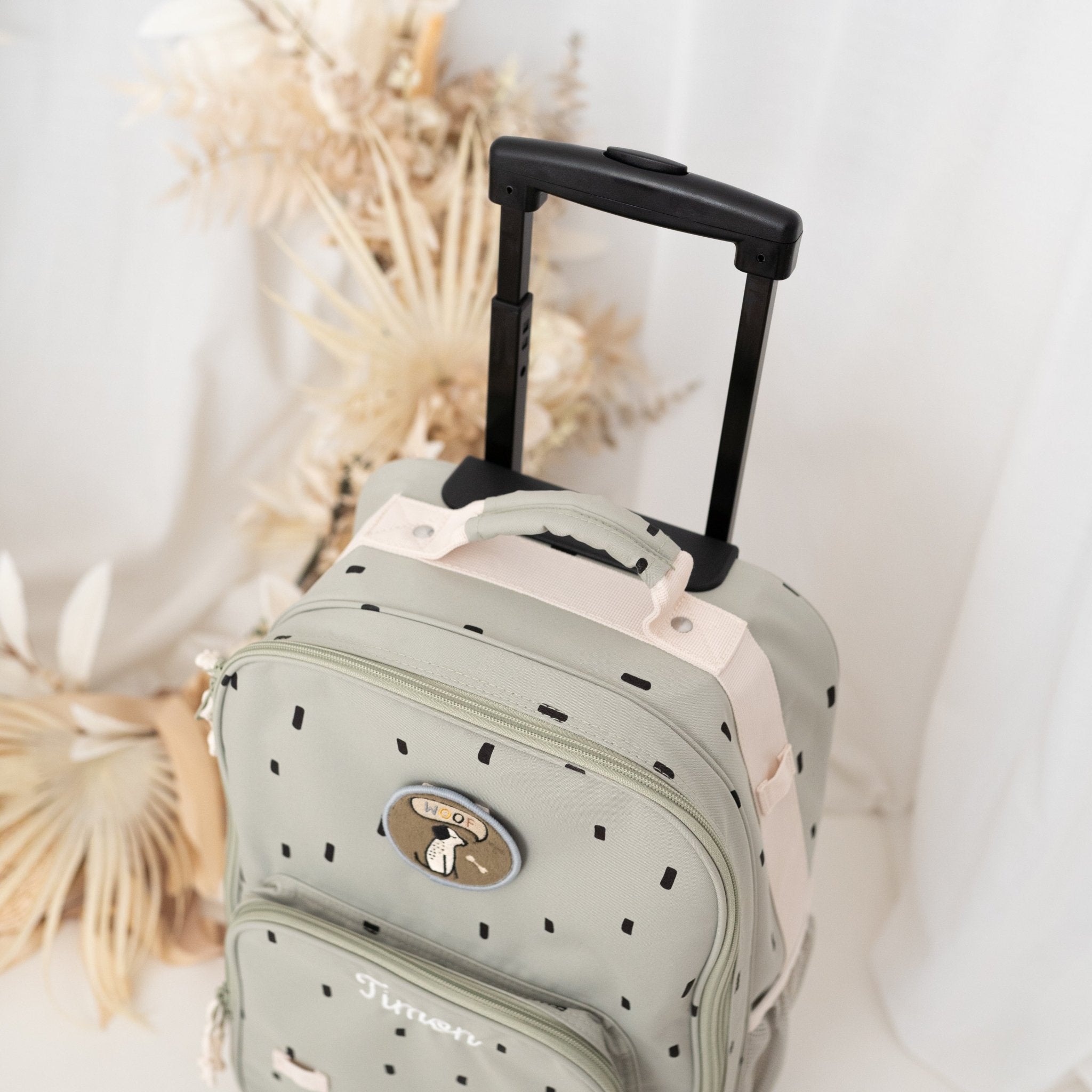 LÄSSIG Kinder Koffer "Punkte" personalisierbar - wunderwunsch