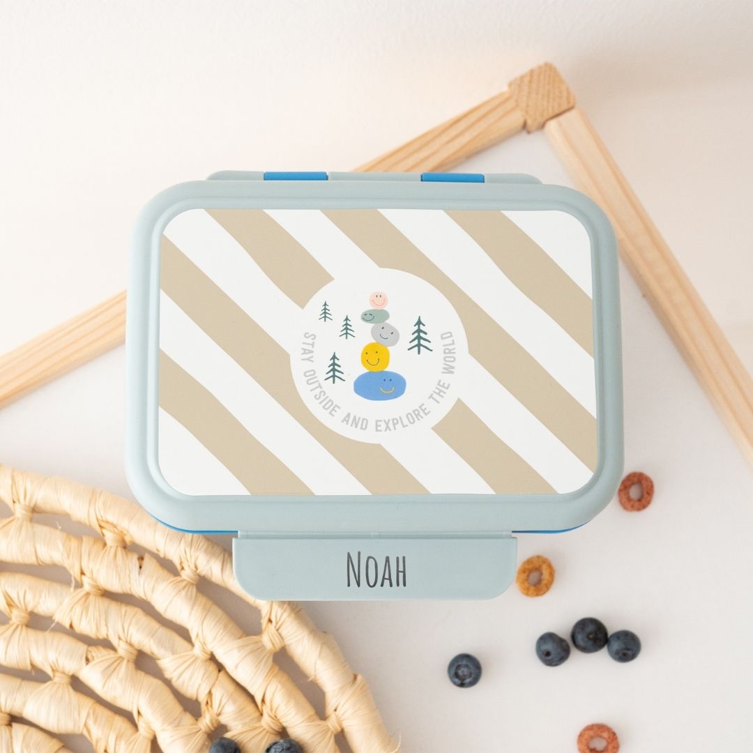 LÄSSIG Kindergarten - Set "Sunny Explorer Grün" personalisierbar - wunderwunsch