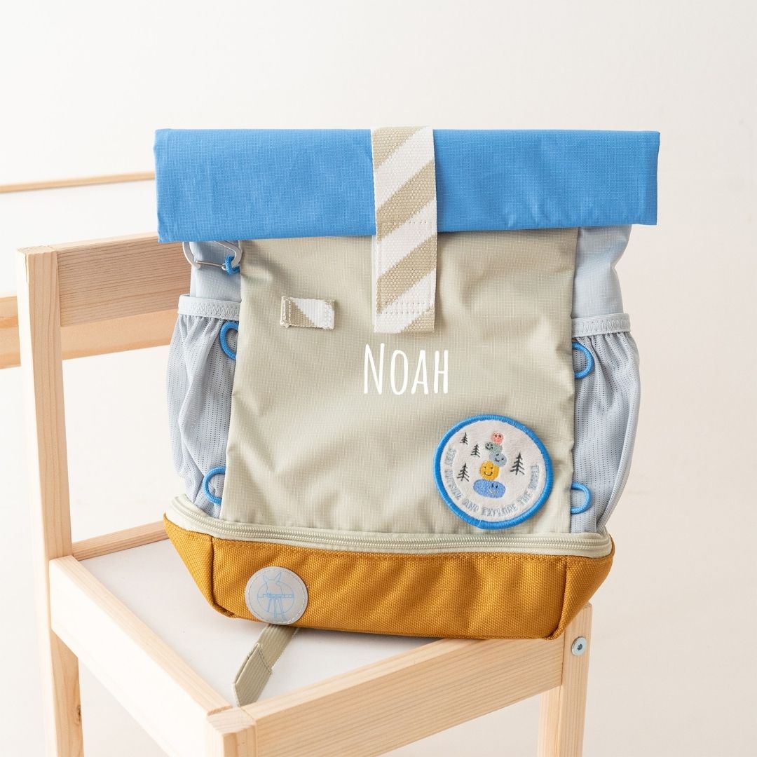 LÄSSIG Kindergarten - Set "Sunny Explorer Grün" personalisierbar - wunderwunsch