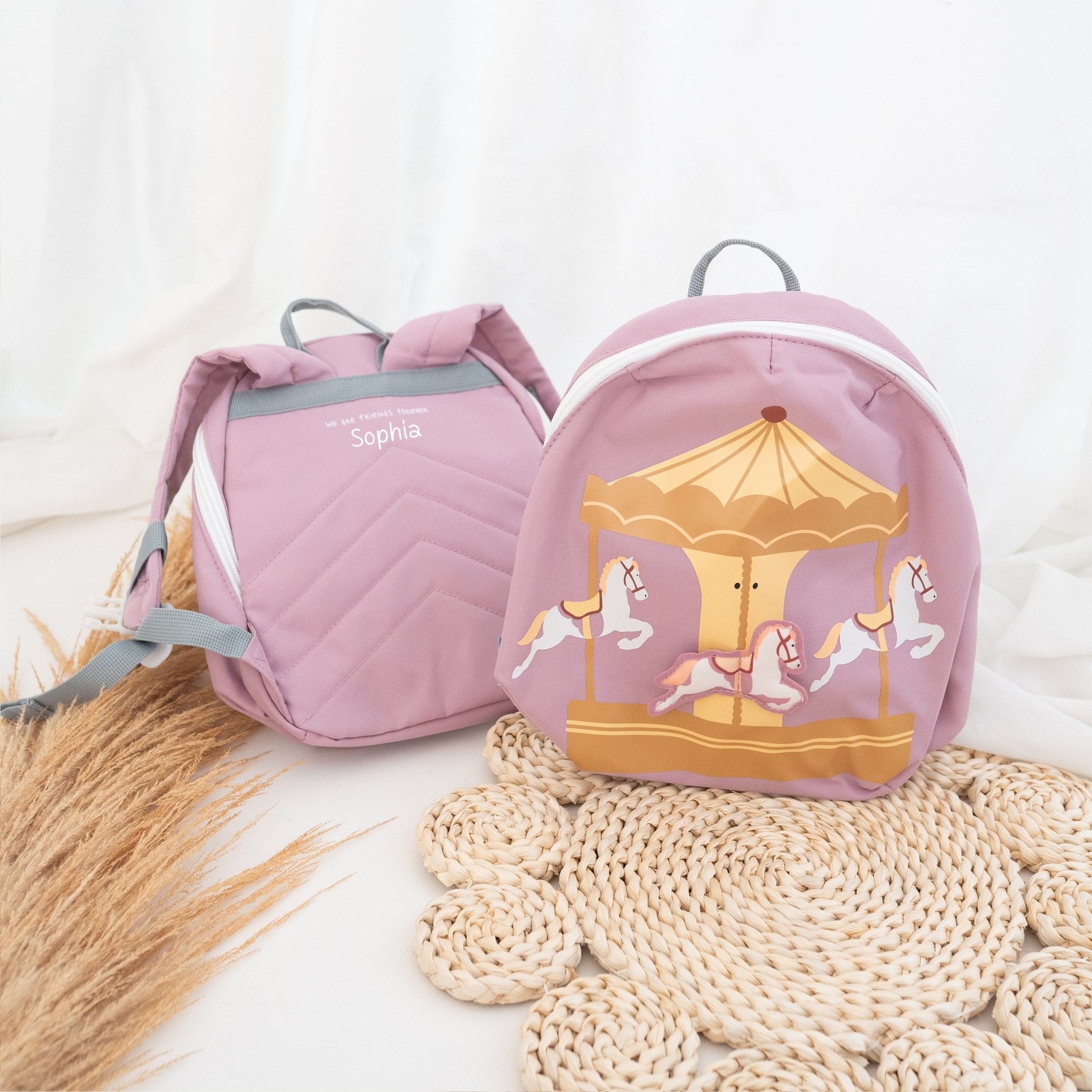 LÄSSIG Kindergartenrucksack personalisiert - Fahrzeuge - wunderwunsch