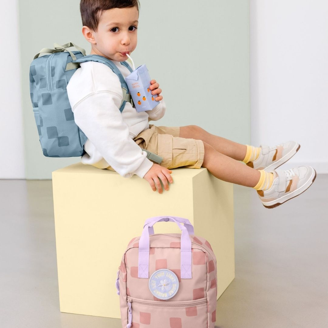 LÄSSIG Kindergartenrucksack Square "Pattern Party" personalisierbar - wunderwunsch