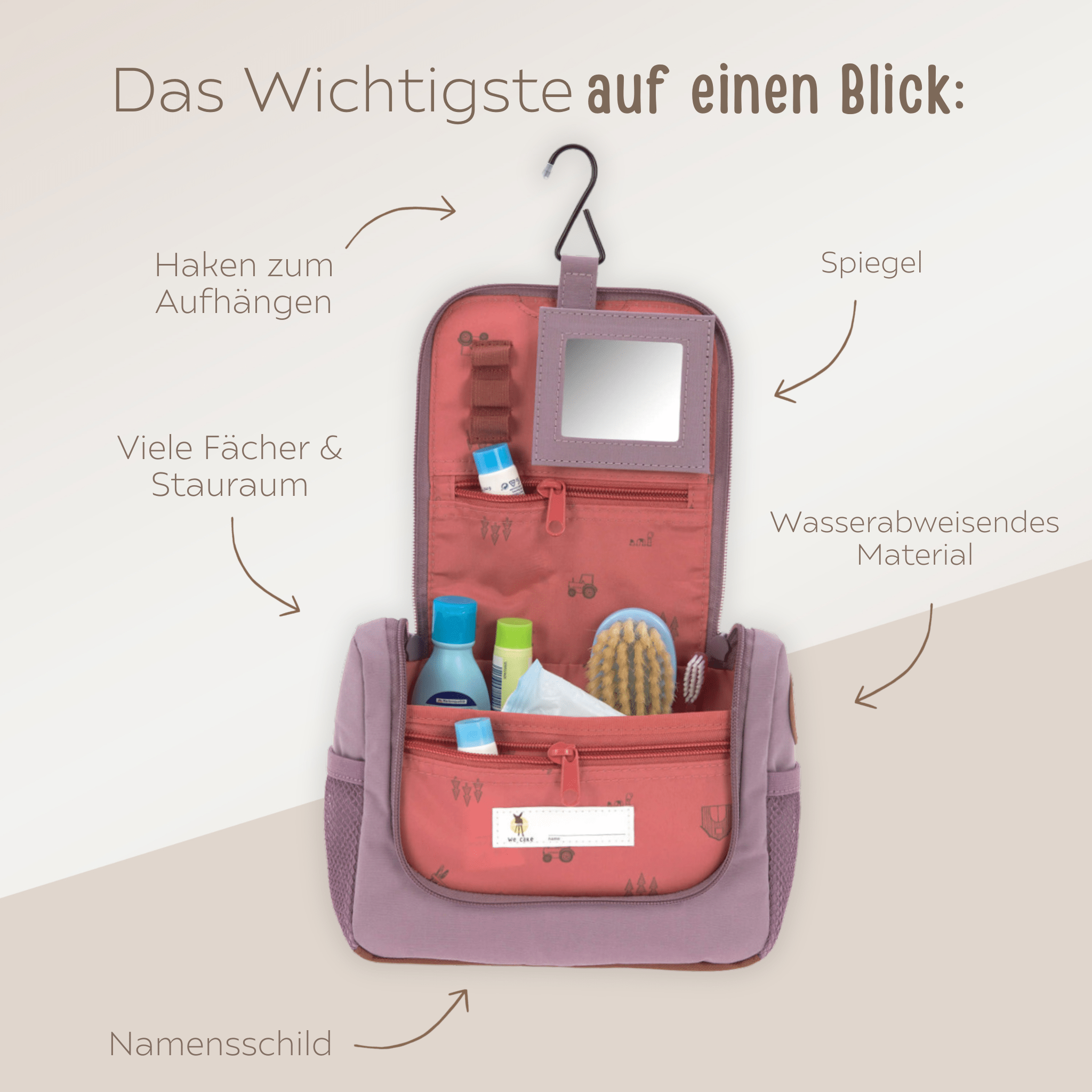 LÄSSIG Kulturtasche - Adventure - wunderwunsch