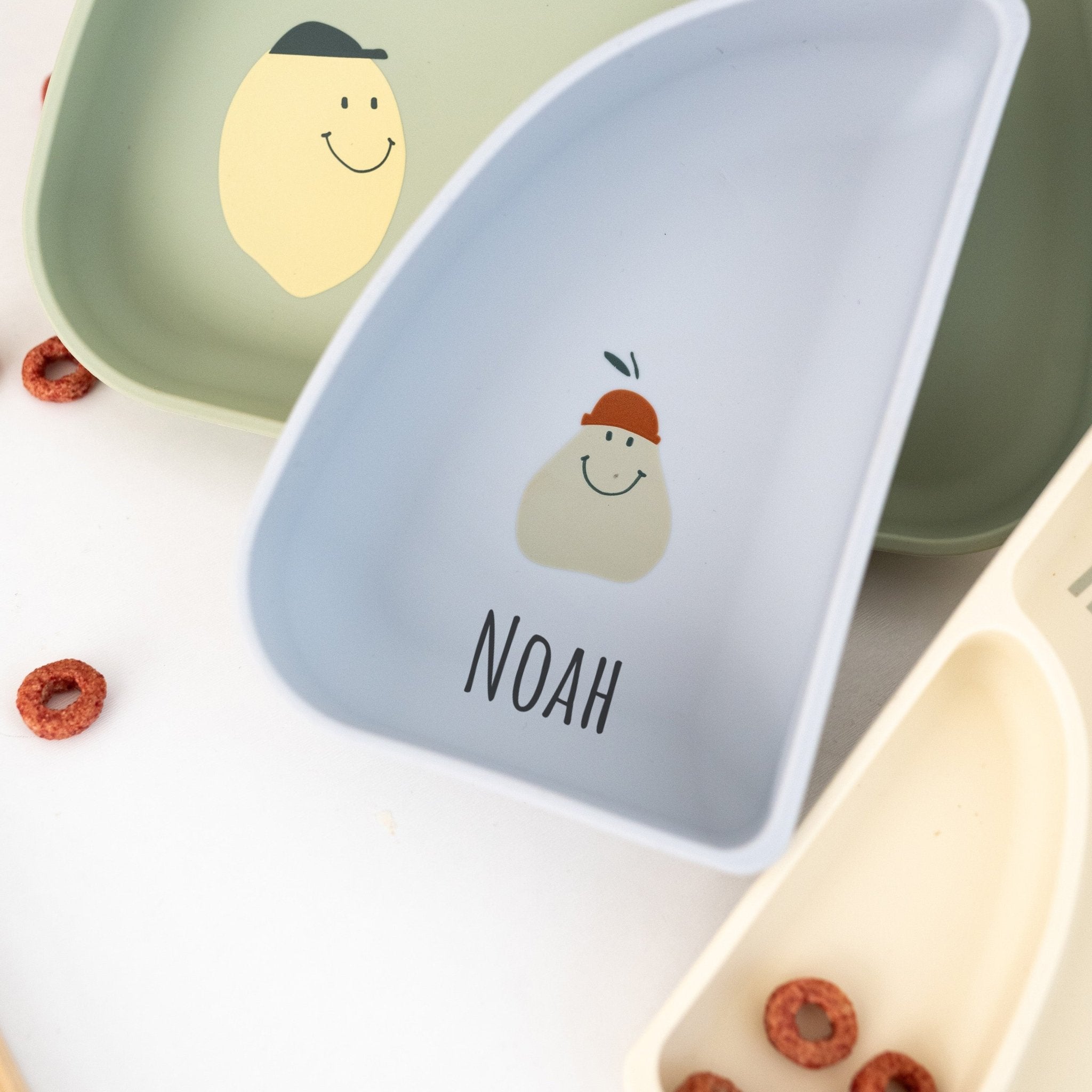 LÄSSIG Menüteller Regenbogen personalisiert - wunderwunsch