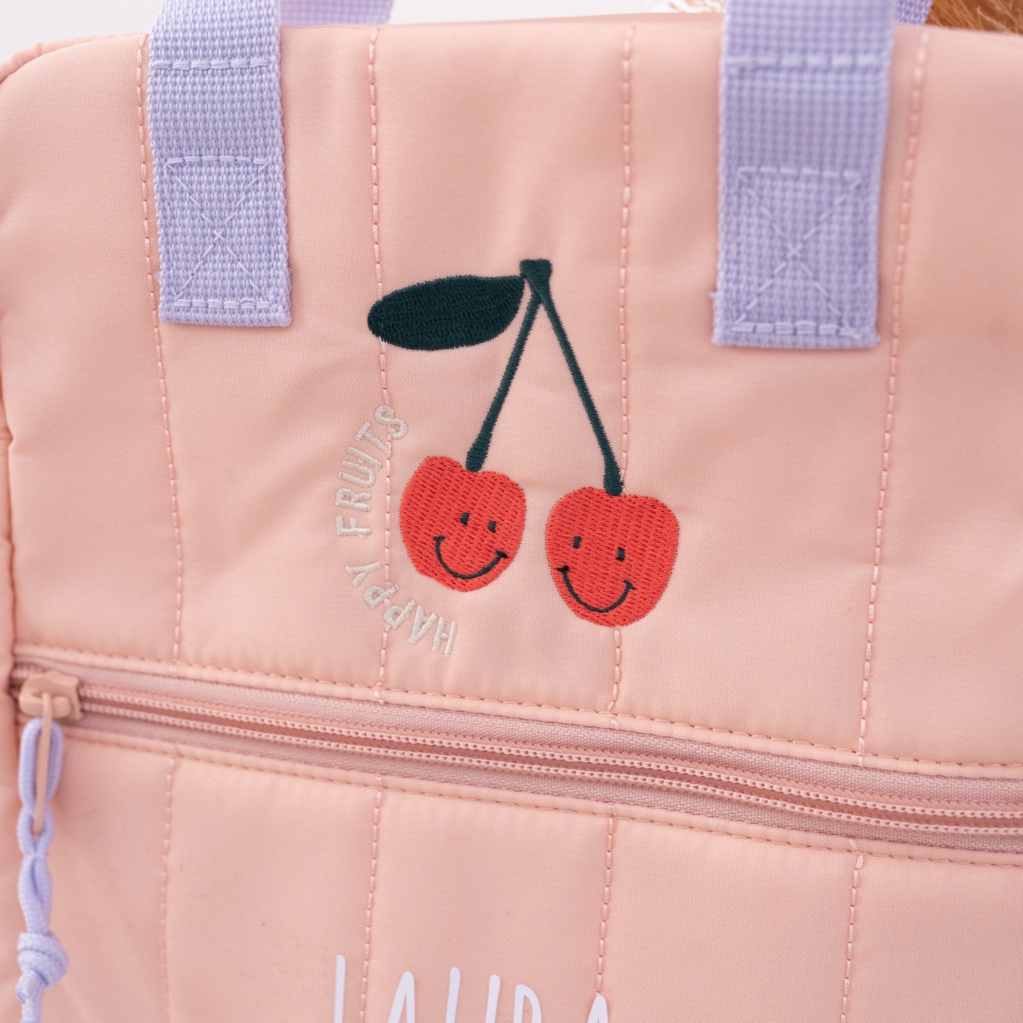 LÄSSIG Rucksack - Kirsche & Smile - wunderwunsch